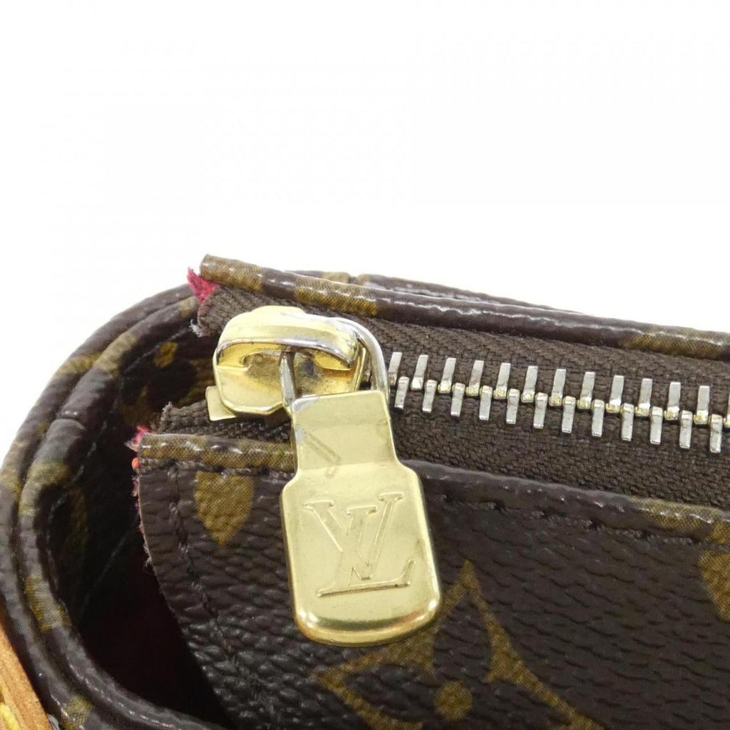 Louis Vuitton Brown Coated Canvas Shoulder Bag