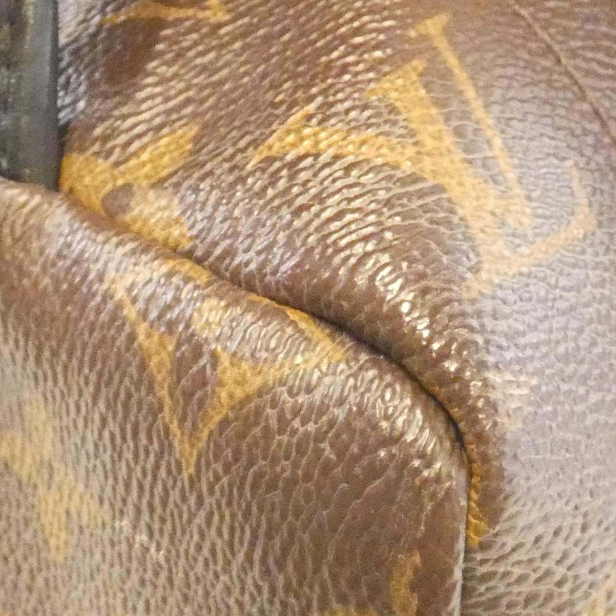 Louis Vuitton Marron Coated Canvas Backpack