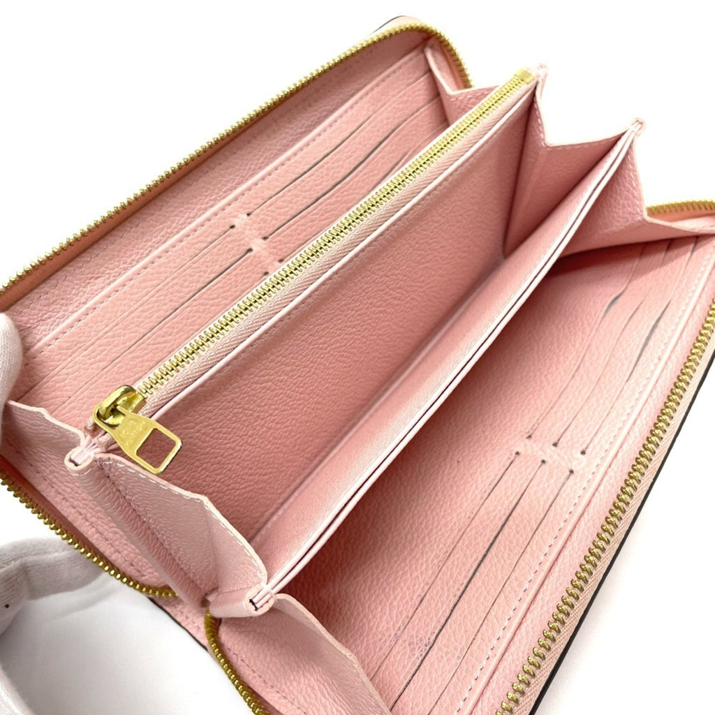 Louis Vuitton Monogram Empreinte Pink Monogram Empreinte Long Wallet