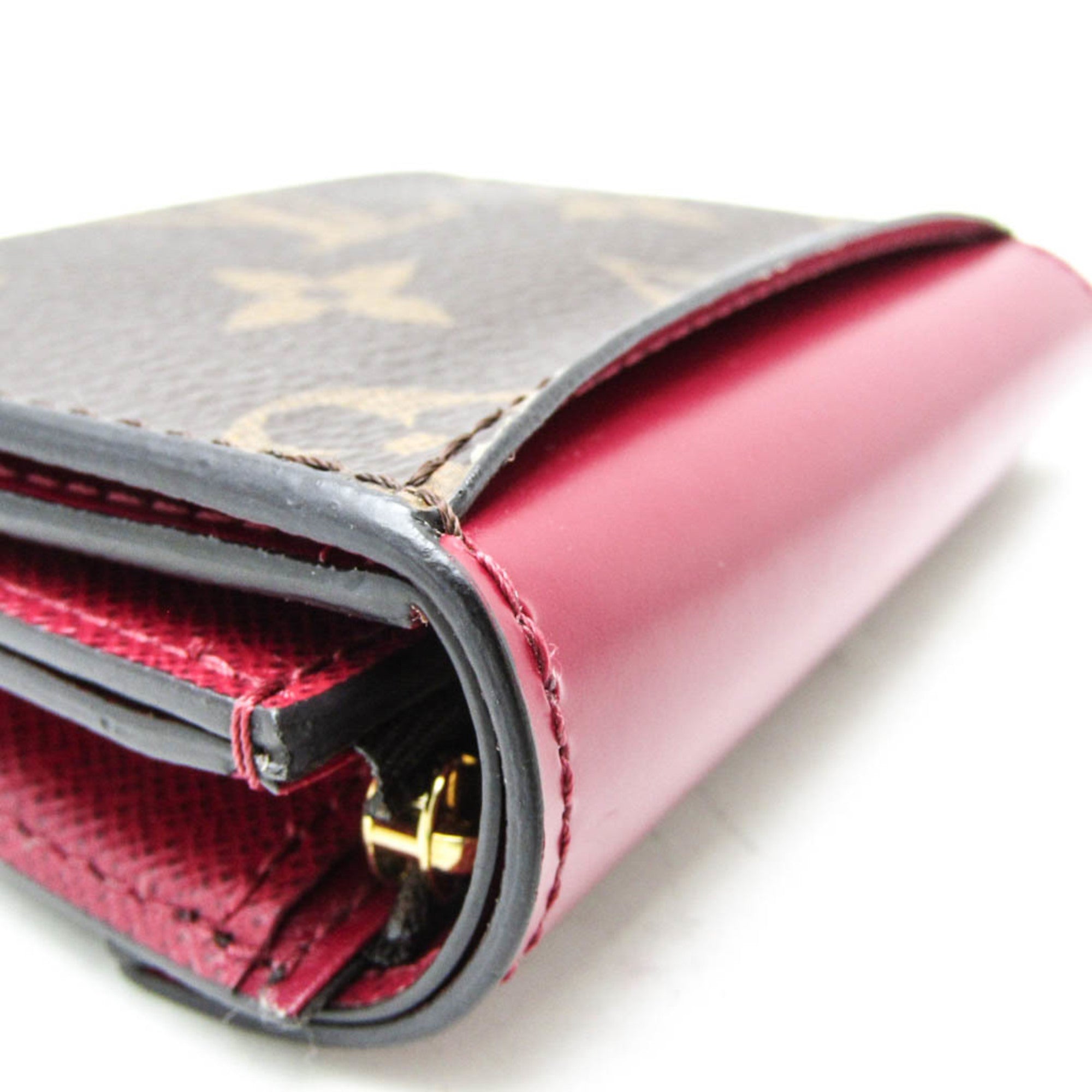 Louis Vuitton Monogram Fuchsia Monogram Monogram Wallet (Tri-Fold)