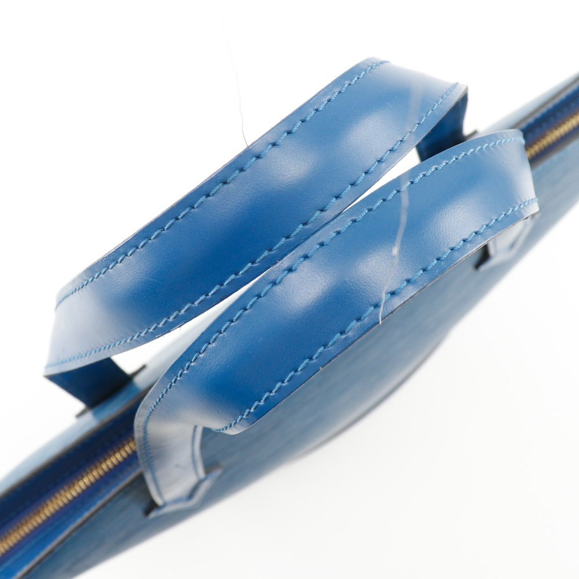 Louis Vuitton Epi Blue Toledo Blue Epi Leather Handbag