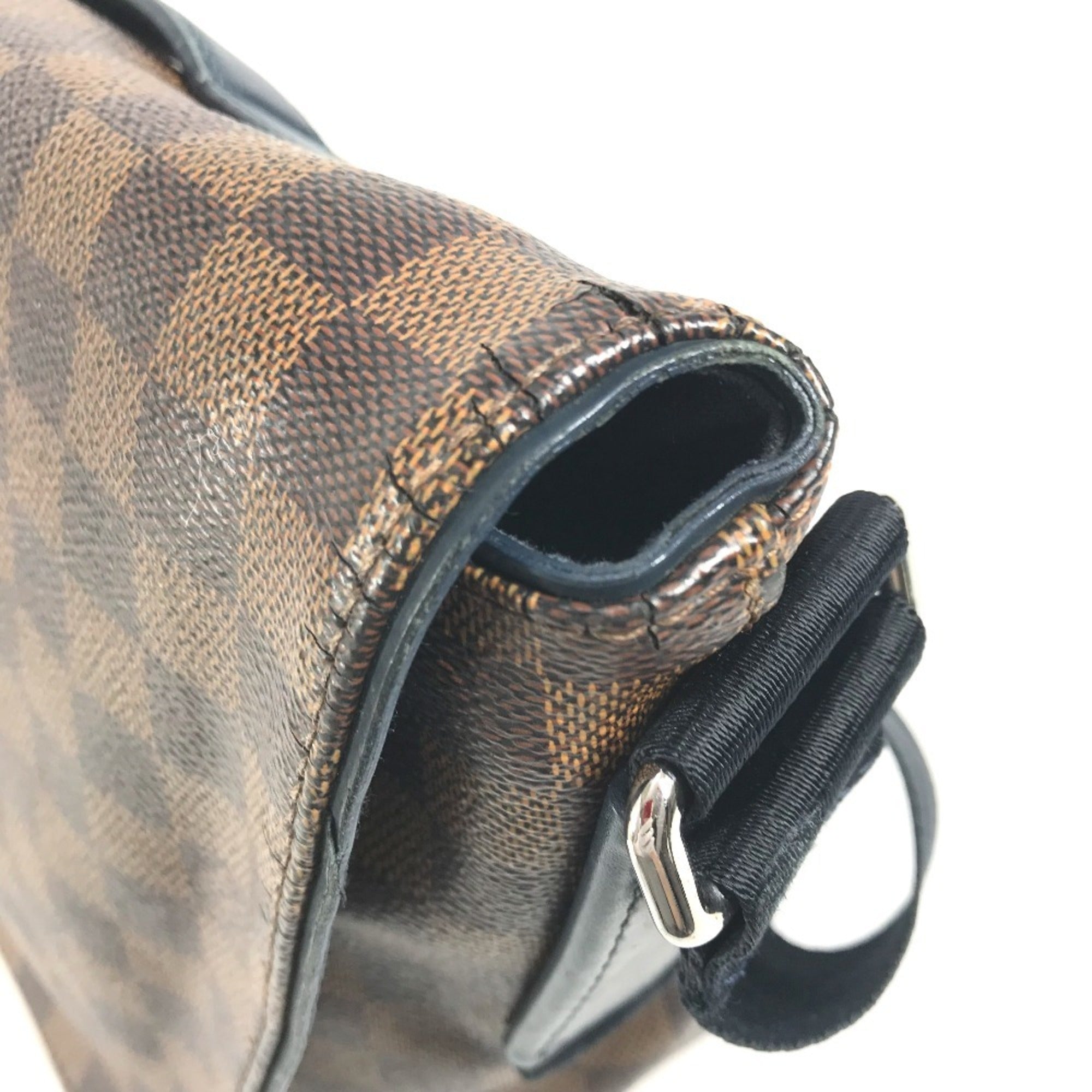 Louis Vuitton Brown Navy Damier Canvas Messenger Bag Shoulder Bag