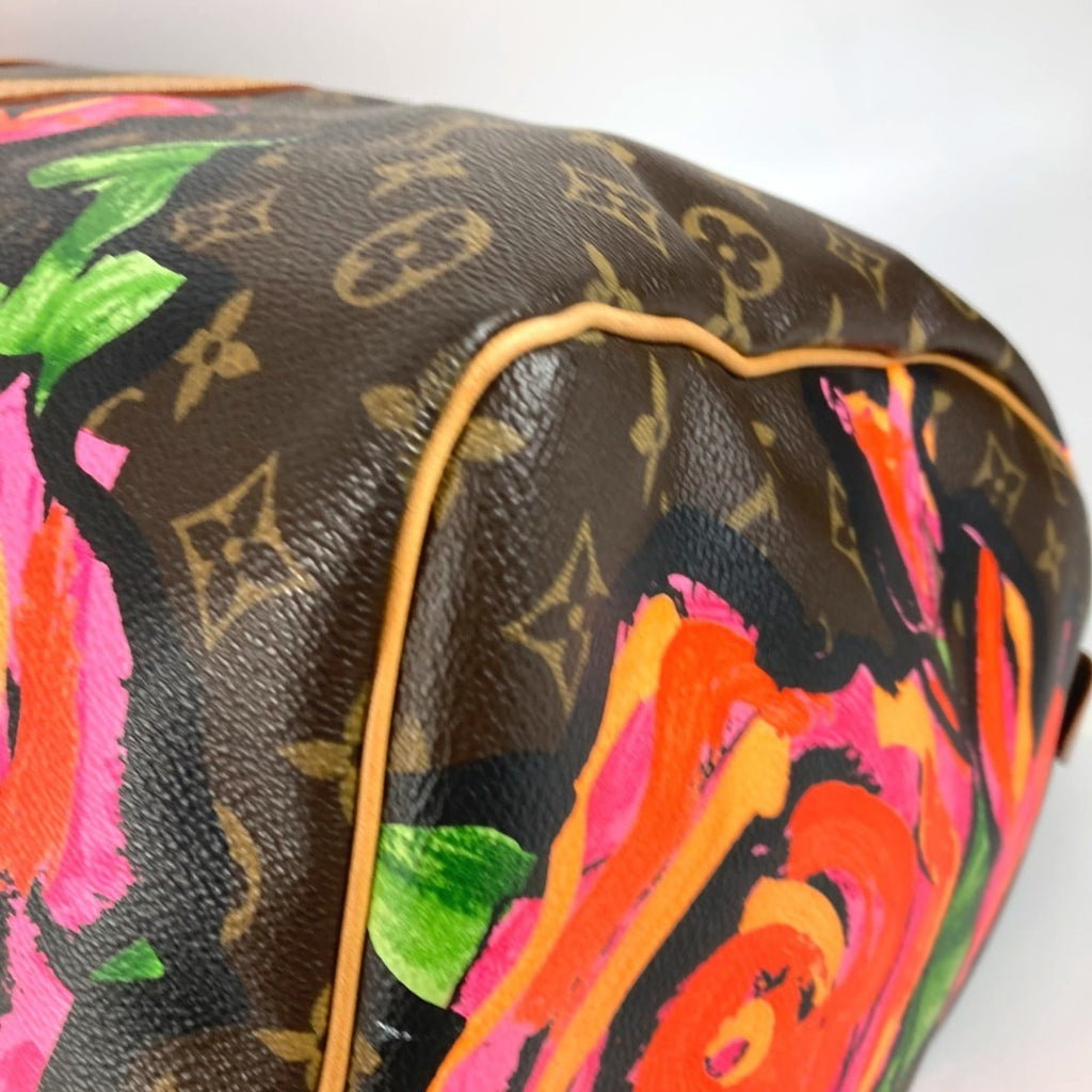 Louis Vuitton Monogram Rose Brown Monogram Rose Pink Monogram Boston Bag