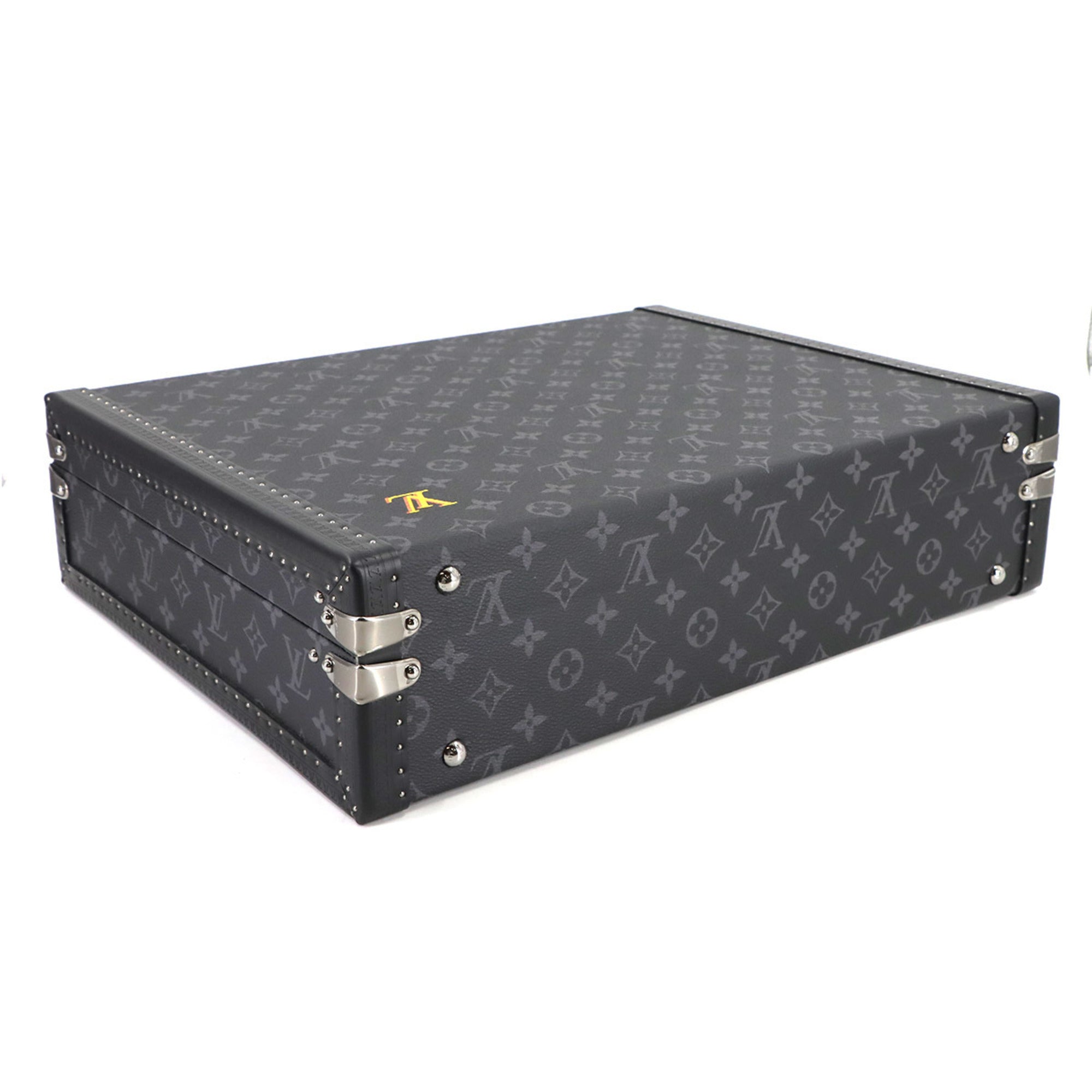 Louis Vuitton Black Monogram Eclipse Monogram Eclipse Attaché Case Briefcase Handbag