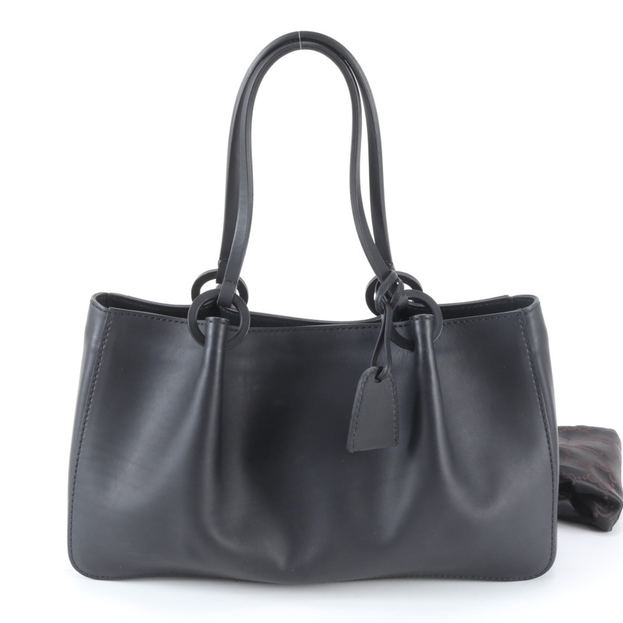 Gucci Black Leather Handbag (Pre-Owned)