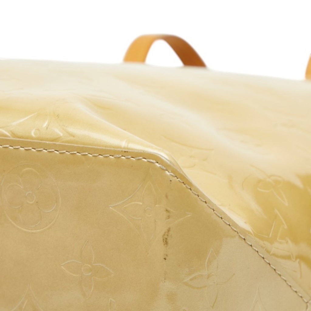 Louis Vuitton Beige Monogram Vernis Handbag Tote Bag