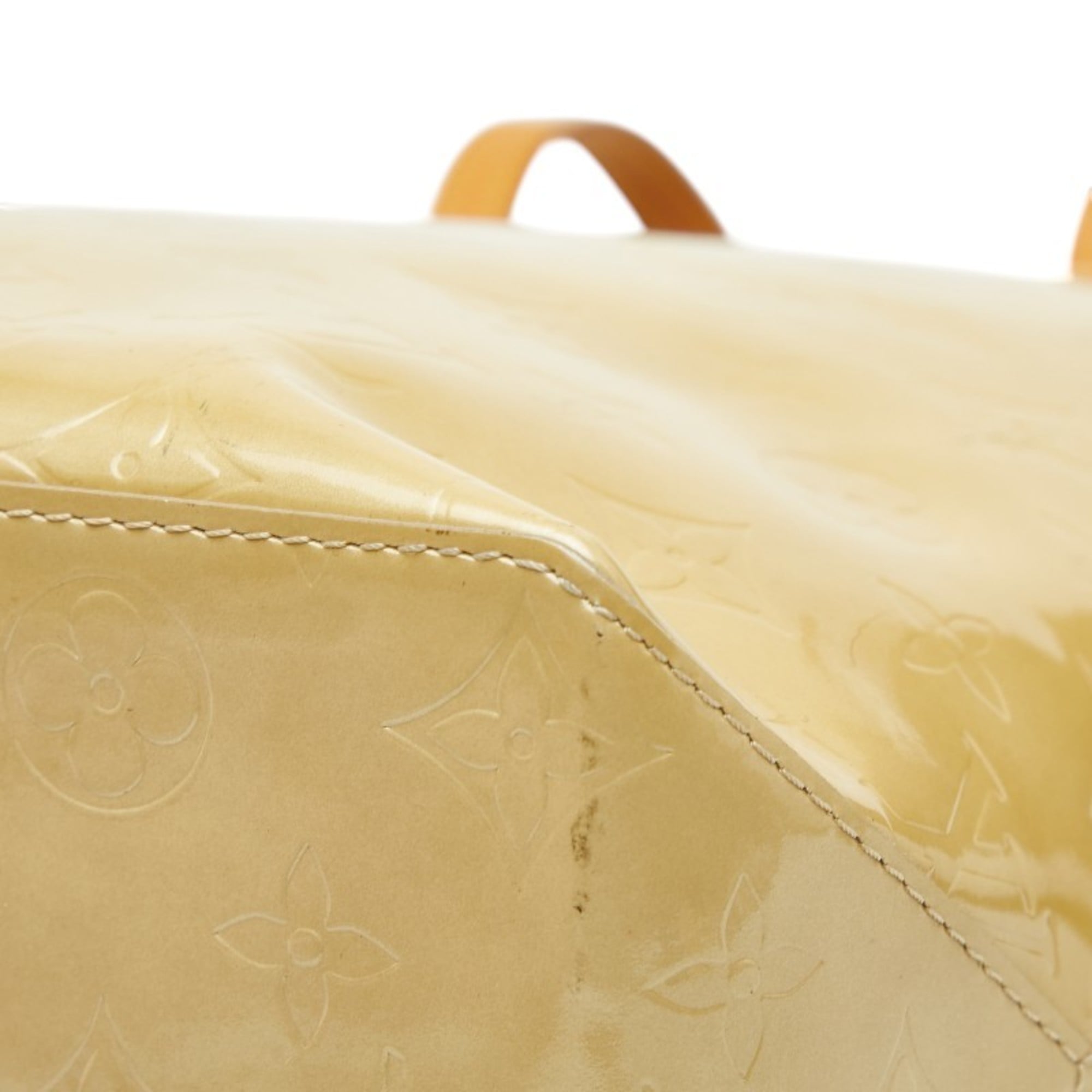 Louis Vuitton Beige Monogram Vernis Handbag Tote Bag