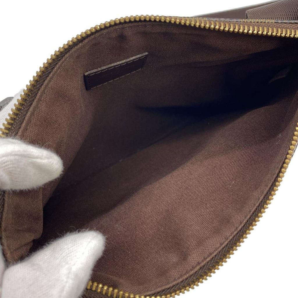 Louis Vuitton Ebene Coated Canvas Pochette Shoulder Bag