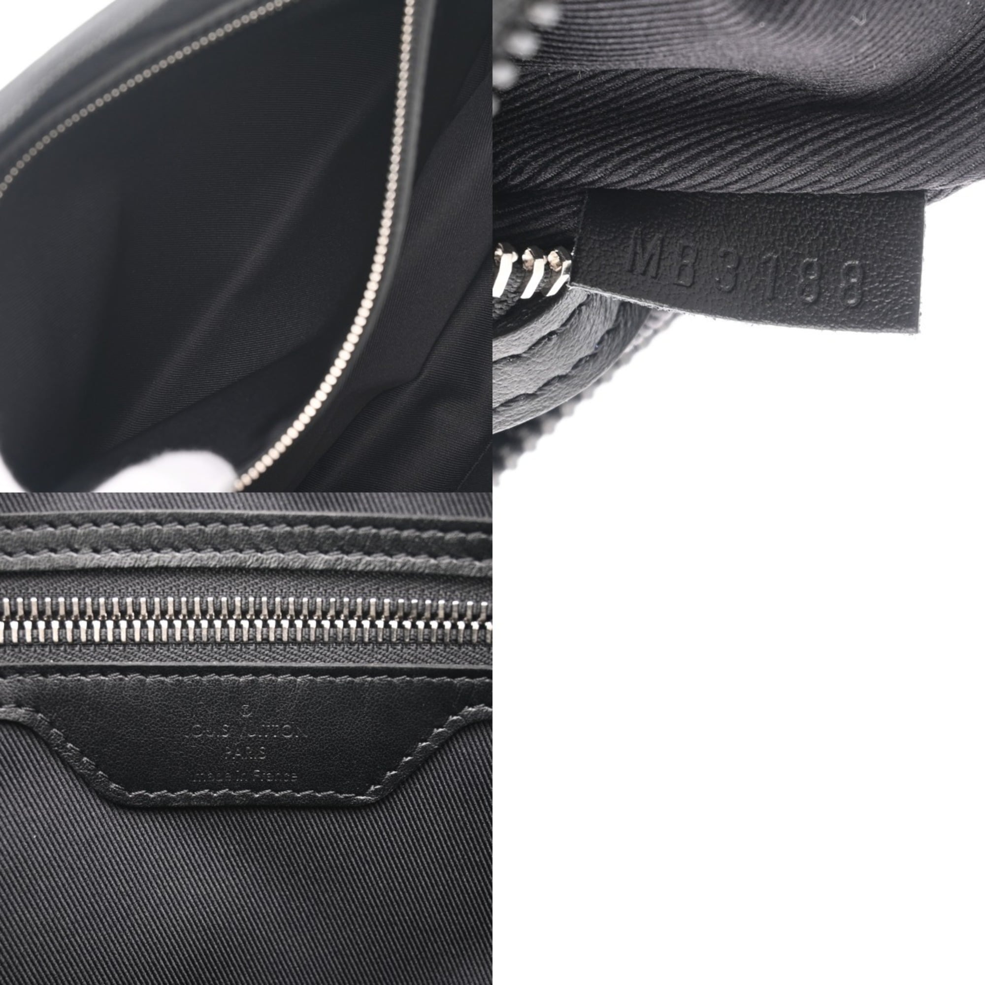 Louis Vuitton Black Monogram Canvas Sling Bag