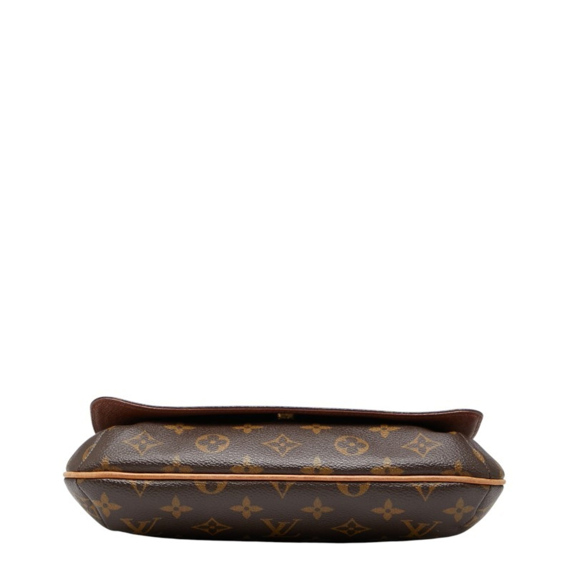 Louis Vuitton Brown Pvc Leather Shoulder Bag