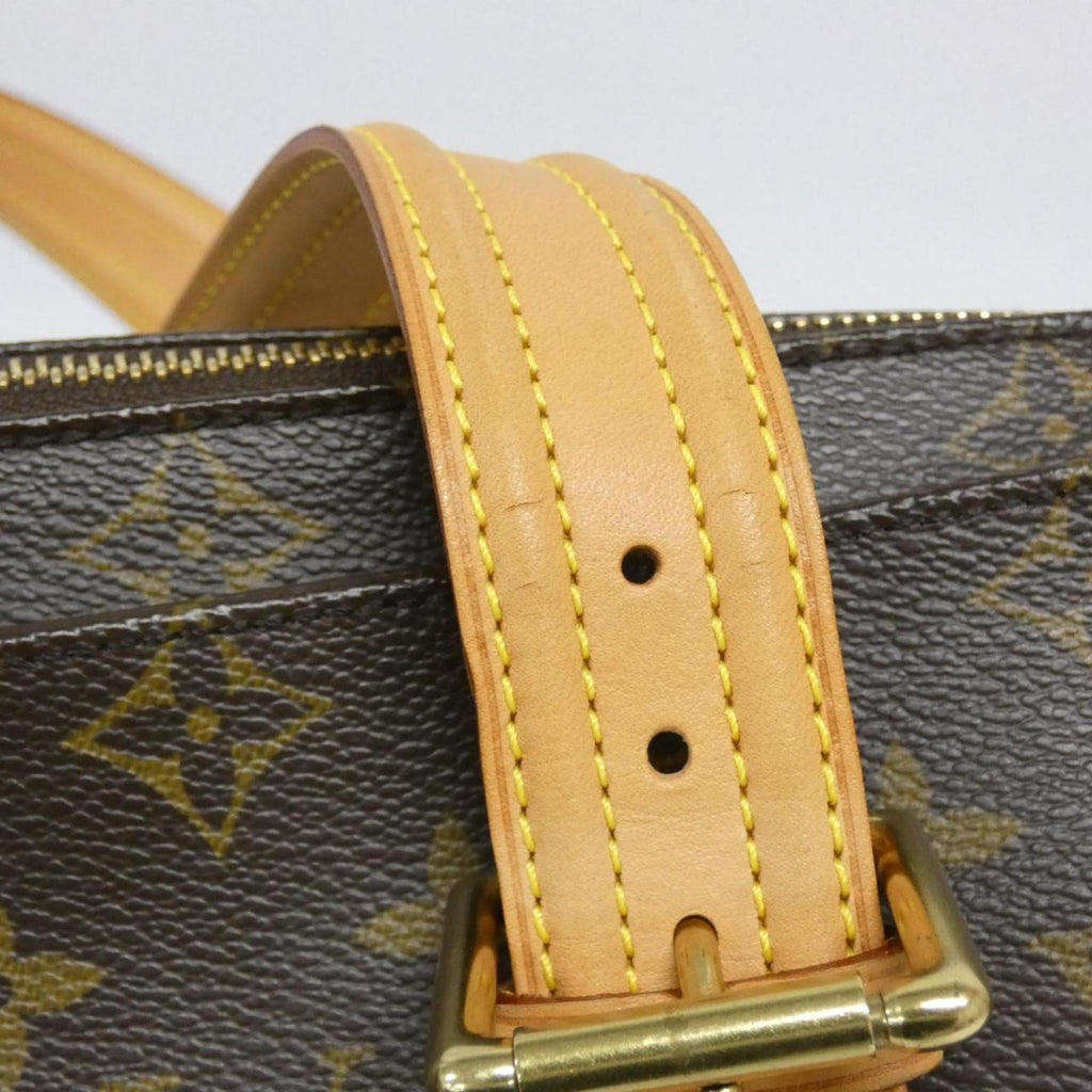Louis Vuitton Brown Coated Canvas Handbag