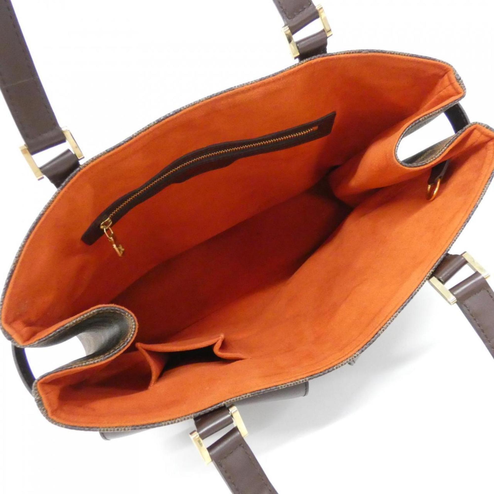 Louis Vuitton Ebene Coated Canvas Handbag