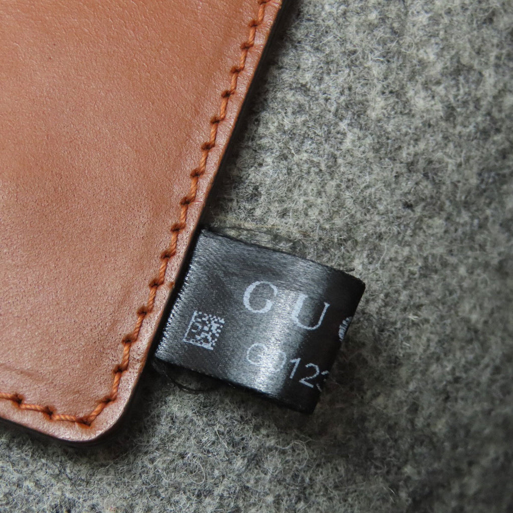 Gucci Gray Felt Tote Bag (Pre-Owned)