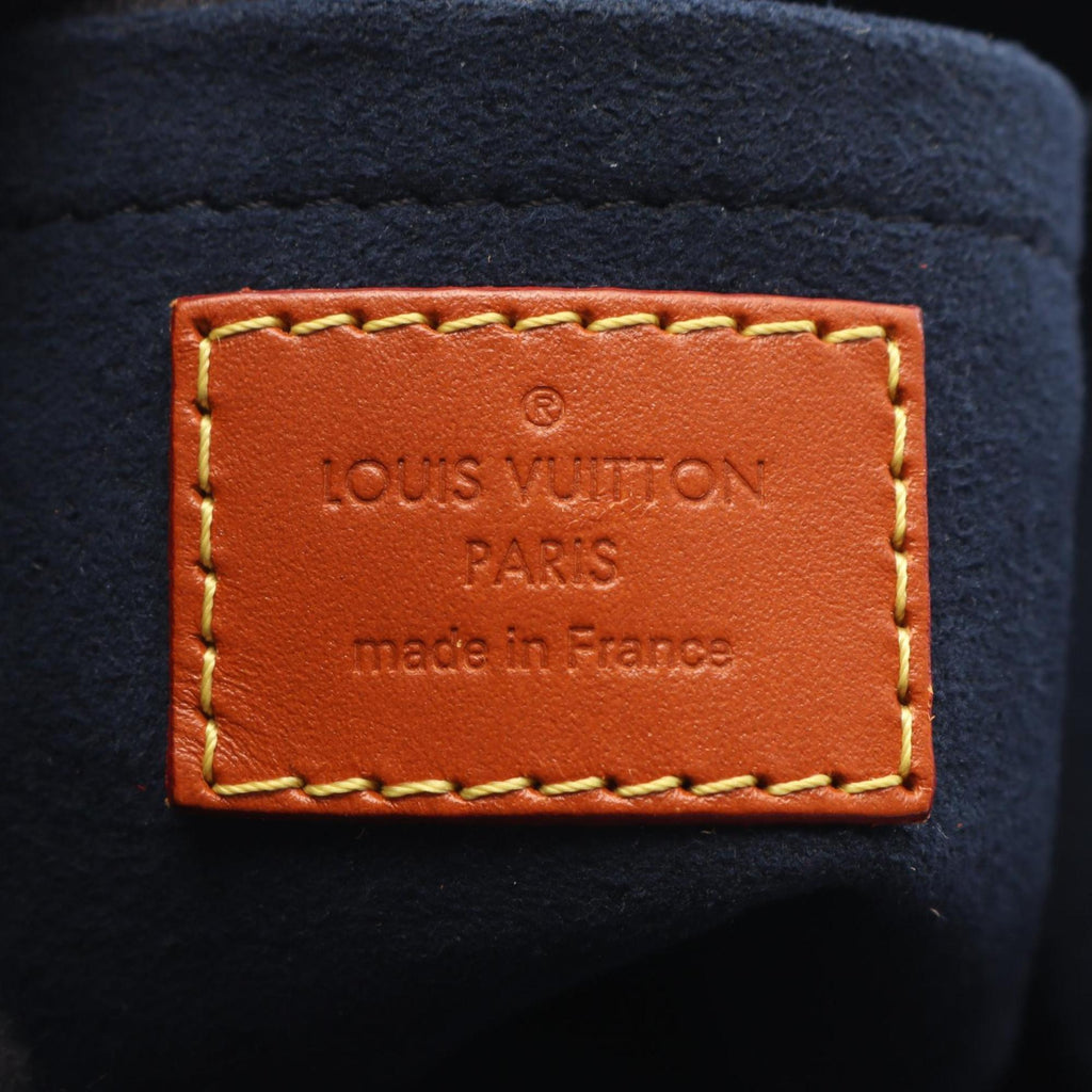 Louis Vuitton Brown Navy Monogram Reverse Handbag