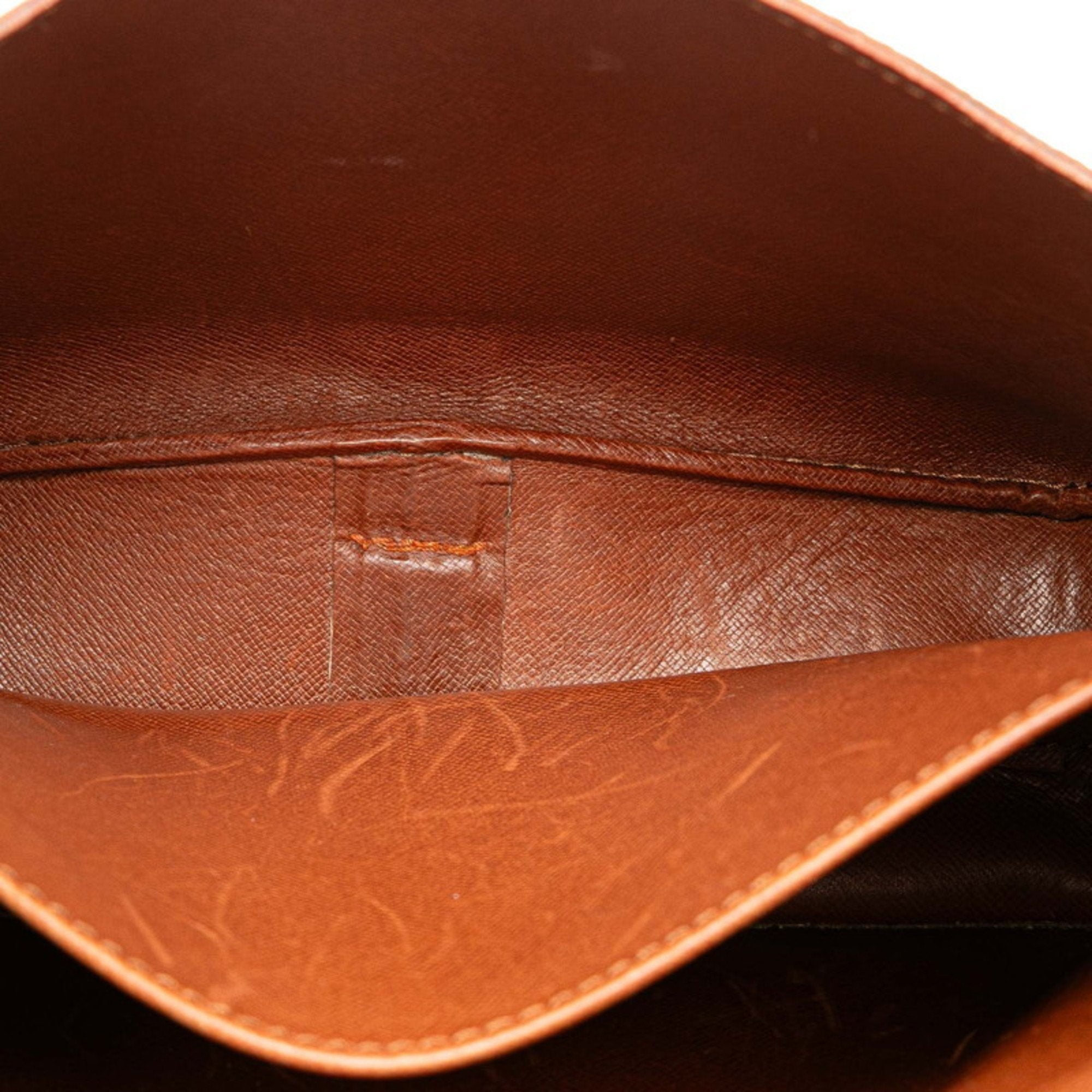 Louis Vuitton Brown Pvc Leather Shoulder Bag