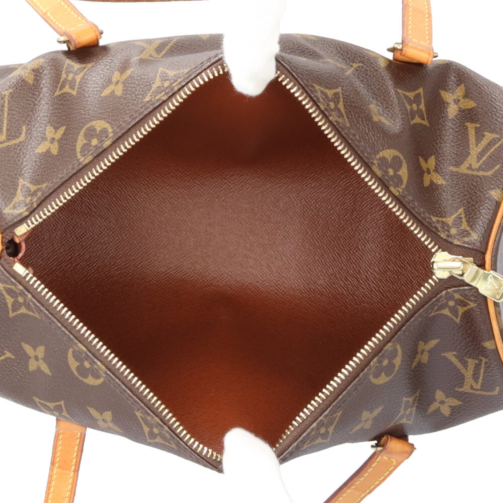 Louis Vuitton Brown Monogram Canvas Handbag