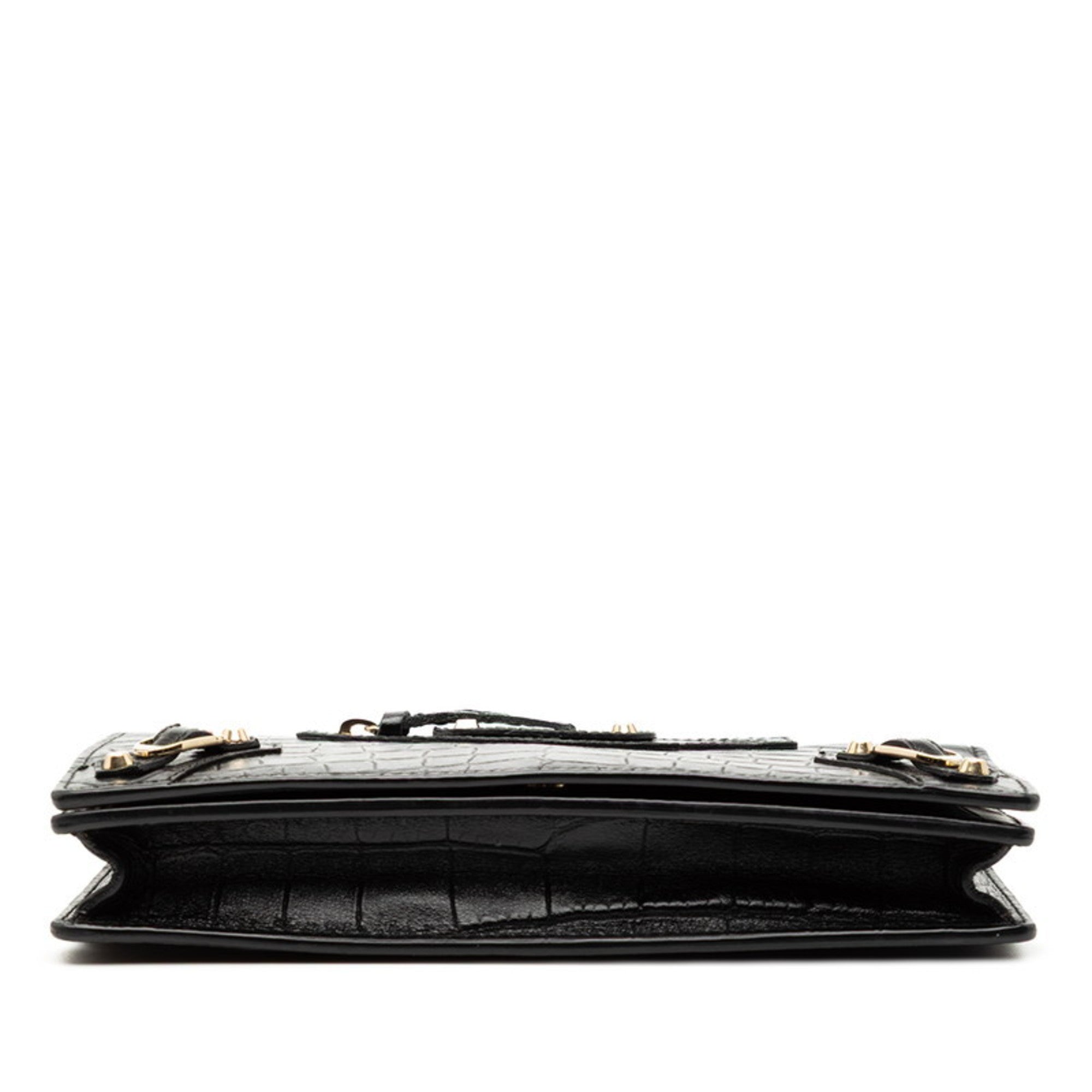 Balenciaga Black Leather Shoulder