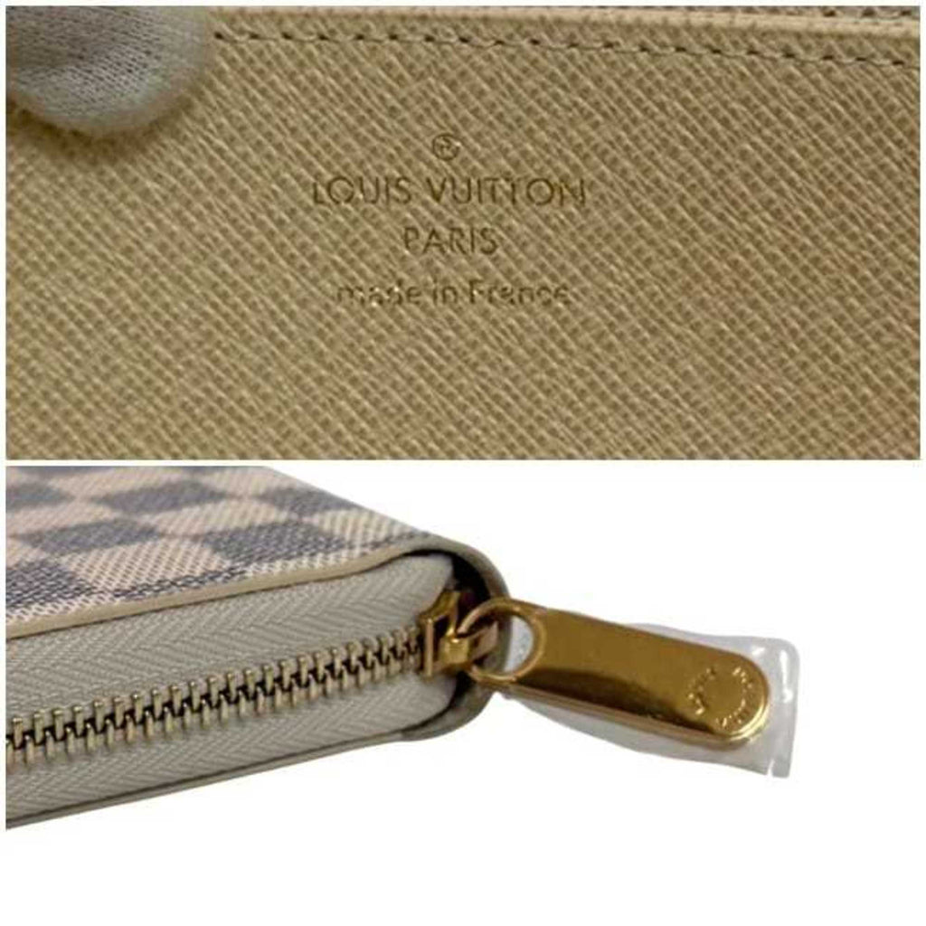 Louis Vuitton Damier Azur Gray White Damier Azur Long Wallet