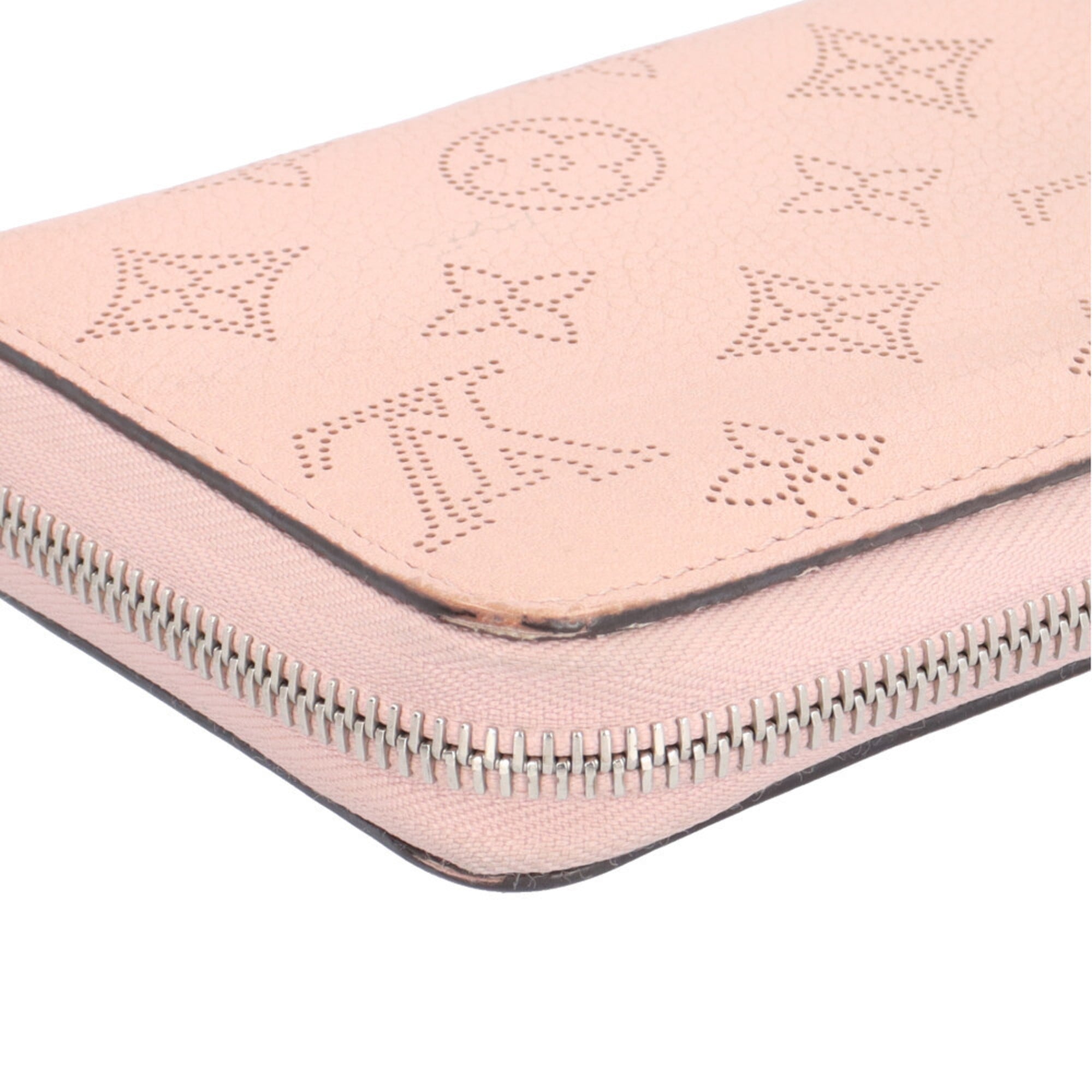 Louis Vuitton Mahina Magnolia Pink Mahina Leather Long Wallet
