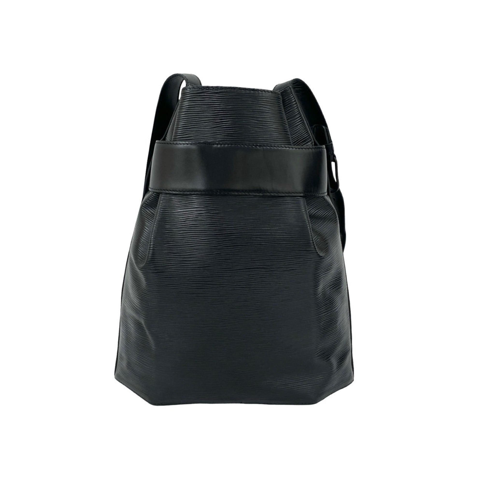 Louis Vuitton Black Epi Leather Shoulder Bag Sling Bag