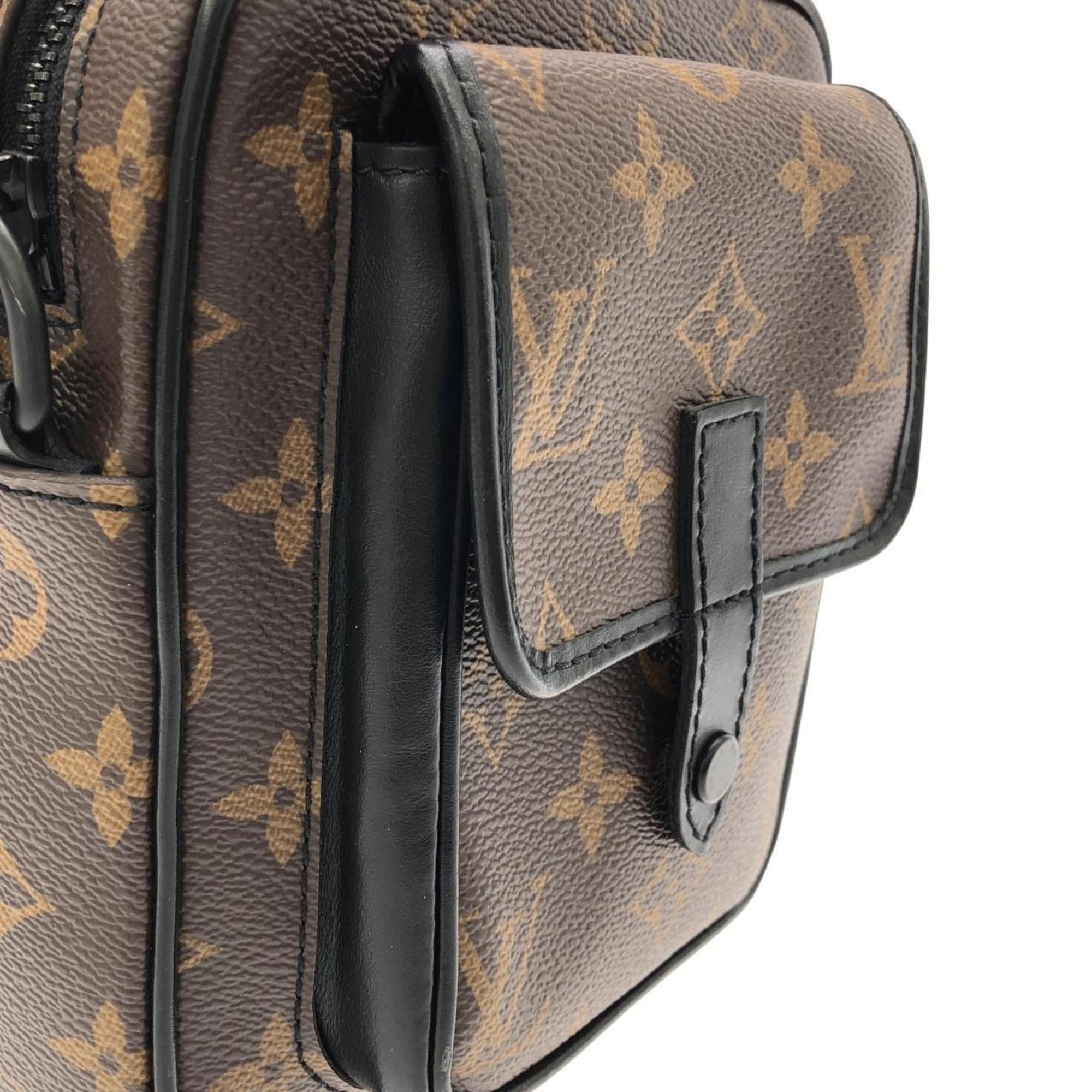 Louis Vuitton Marron Coated Canvas Shoulder Bag