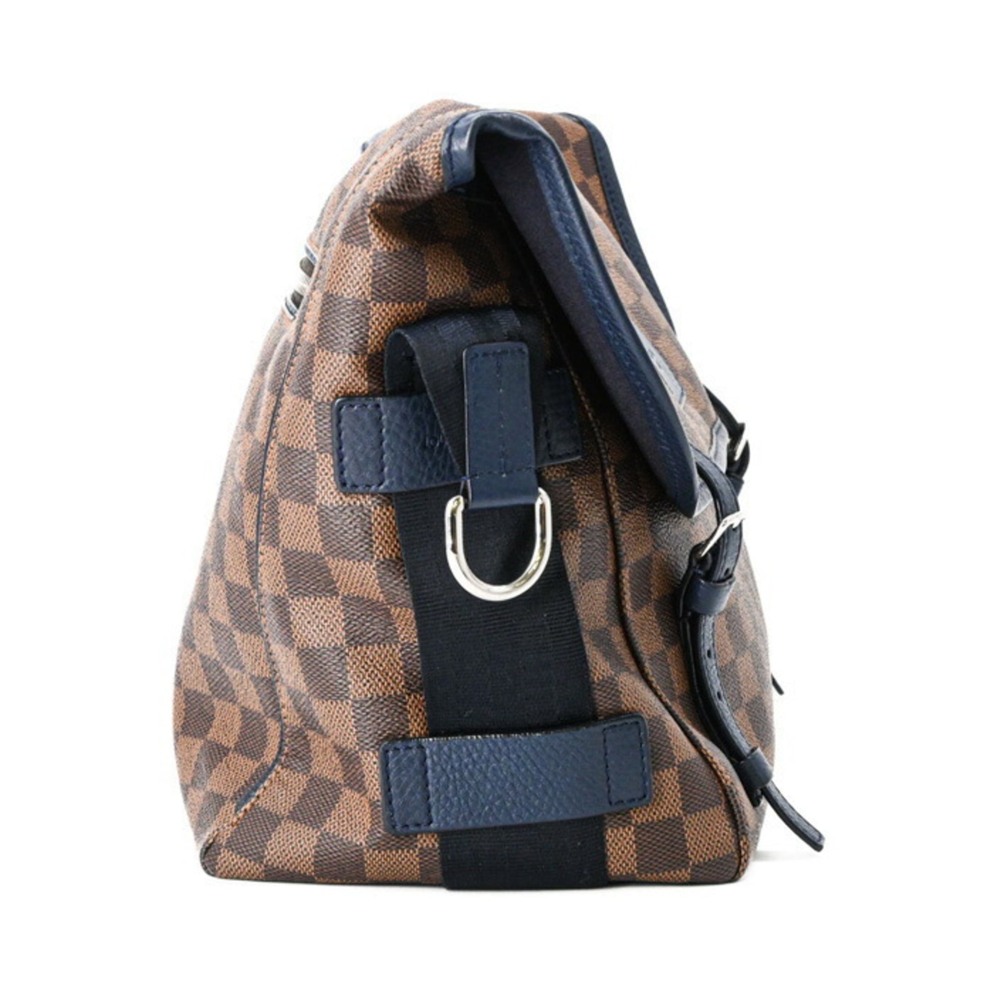 Louis Vuitton Brown Damier Canvas Dark Navy Shoulder Bag