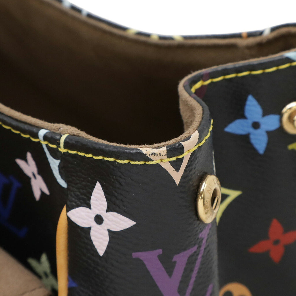 Louis Vuitton Black Multi-Color Noir Monogram Multicolore Shoulder Bag