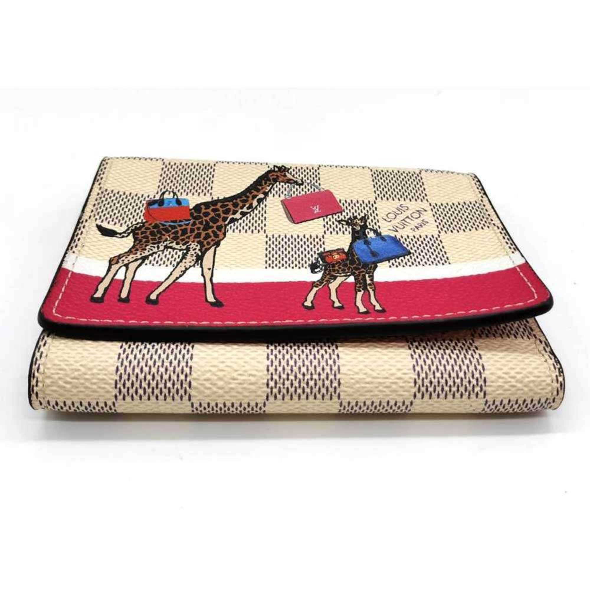 Louis Vuitton Damier Azur Multi-Color Damier Azur Wallet (Tri-Fold)