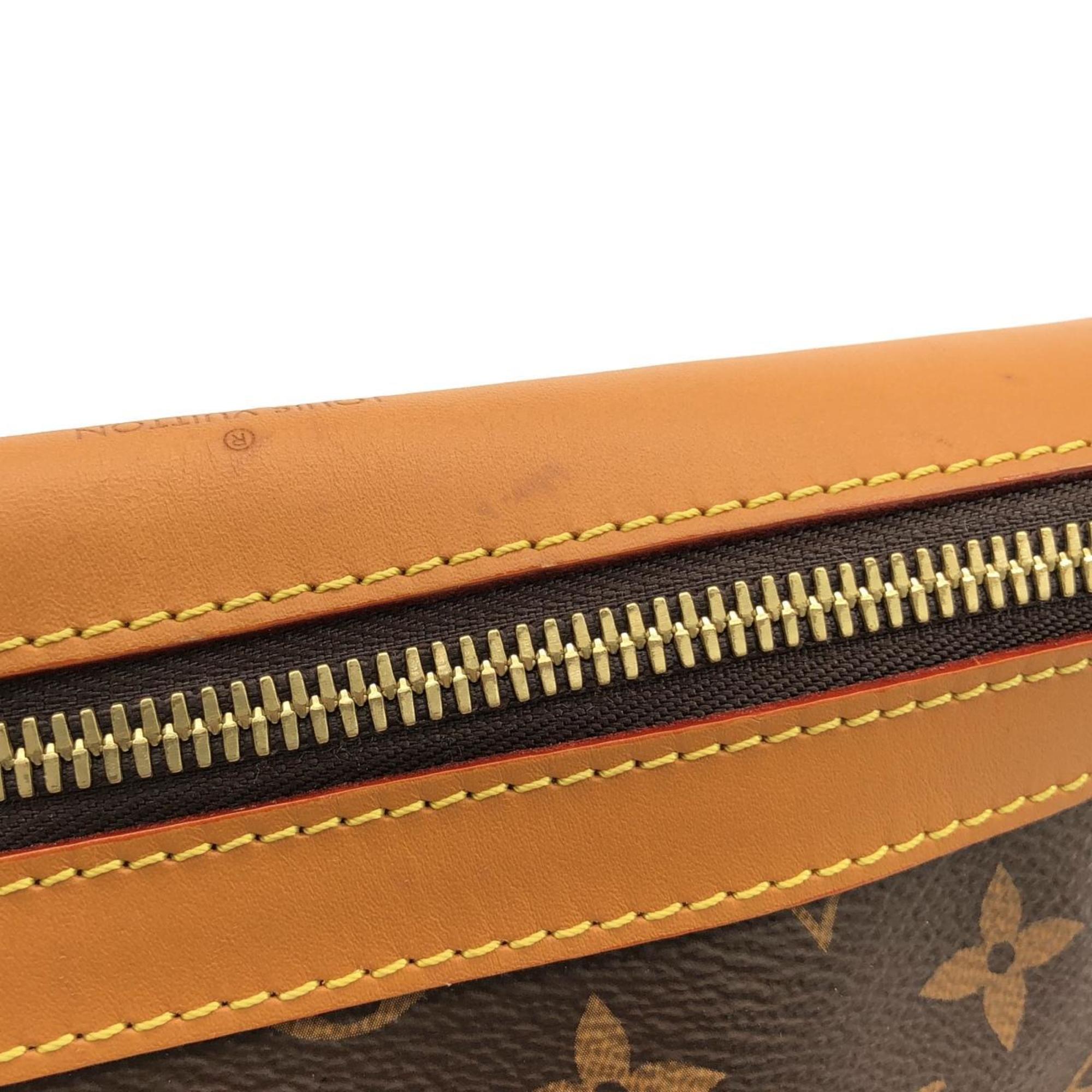 Louis Vuitton Marron Coated Canvas Shoulder Bag