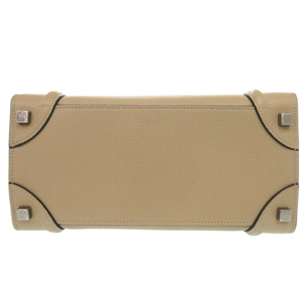 Celine Beige Leather Handbag