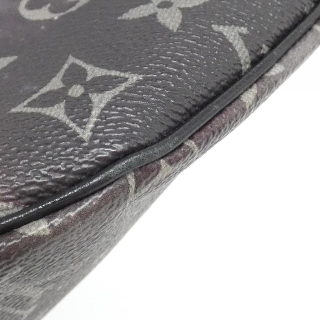 Louis Vuitton Silver Coated Canvas Shoulder Bag