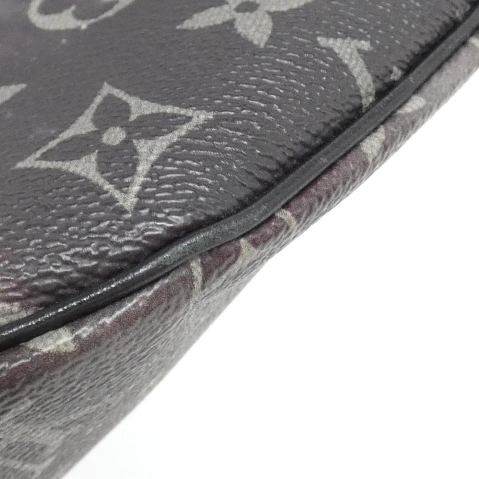 Louis Vuitton Silver Coated Canvas Shoulder Bag
