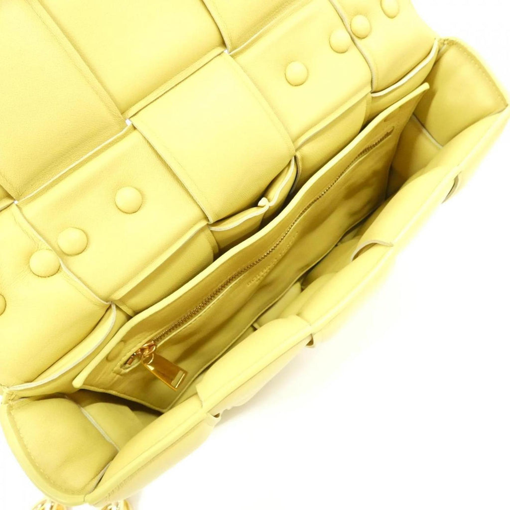 Bottega Veneta Yellow Leather Shoulder Bag