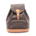 Louis Vuitton Brown Coated Canvas Pvc Monogram Leather Backpack Handbag