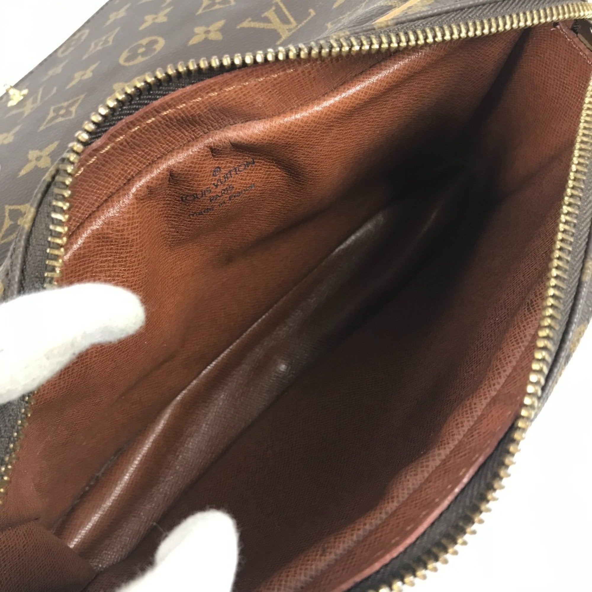 Louis Vuitton Brown Monogram Canvas Pochette Shoulder Bag