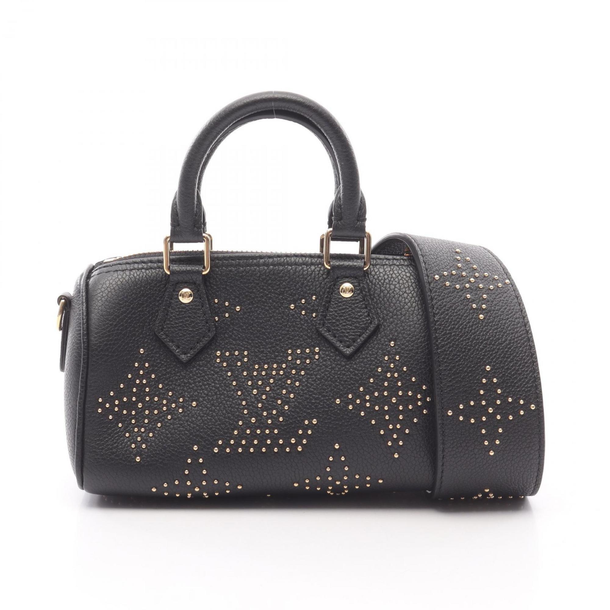 Louis Vuitton Black Leather Handbag