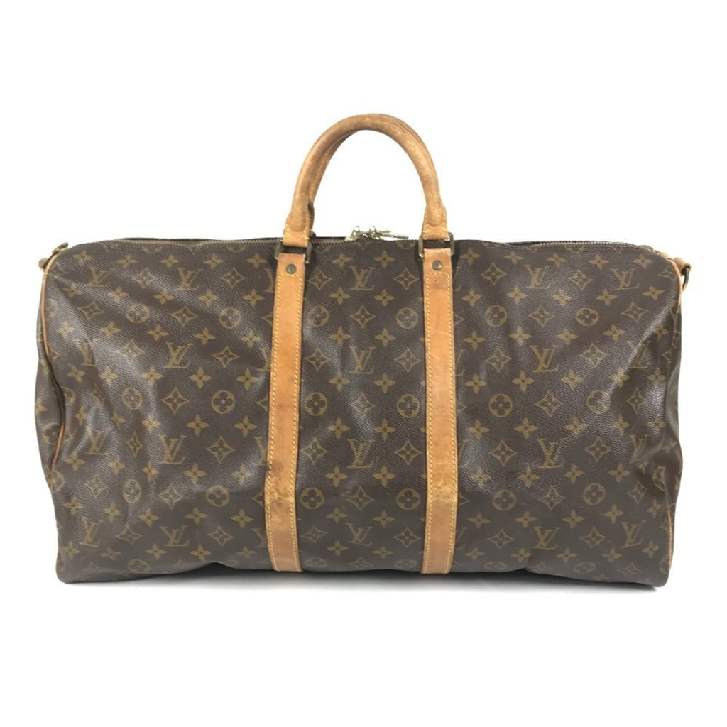 Louis Vuitton Brown Monogram Boston Bag Handbag Shoulder Bag