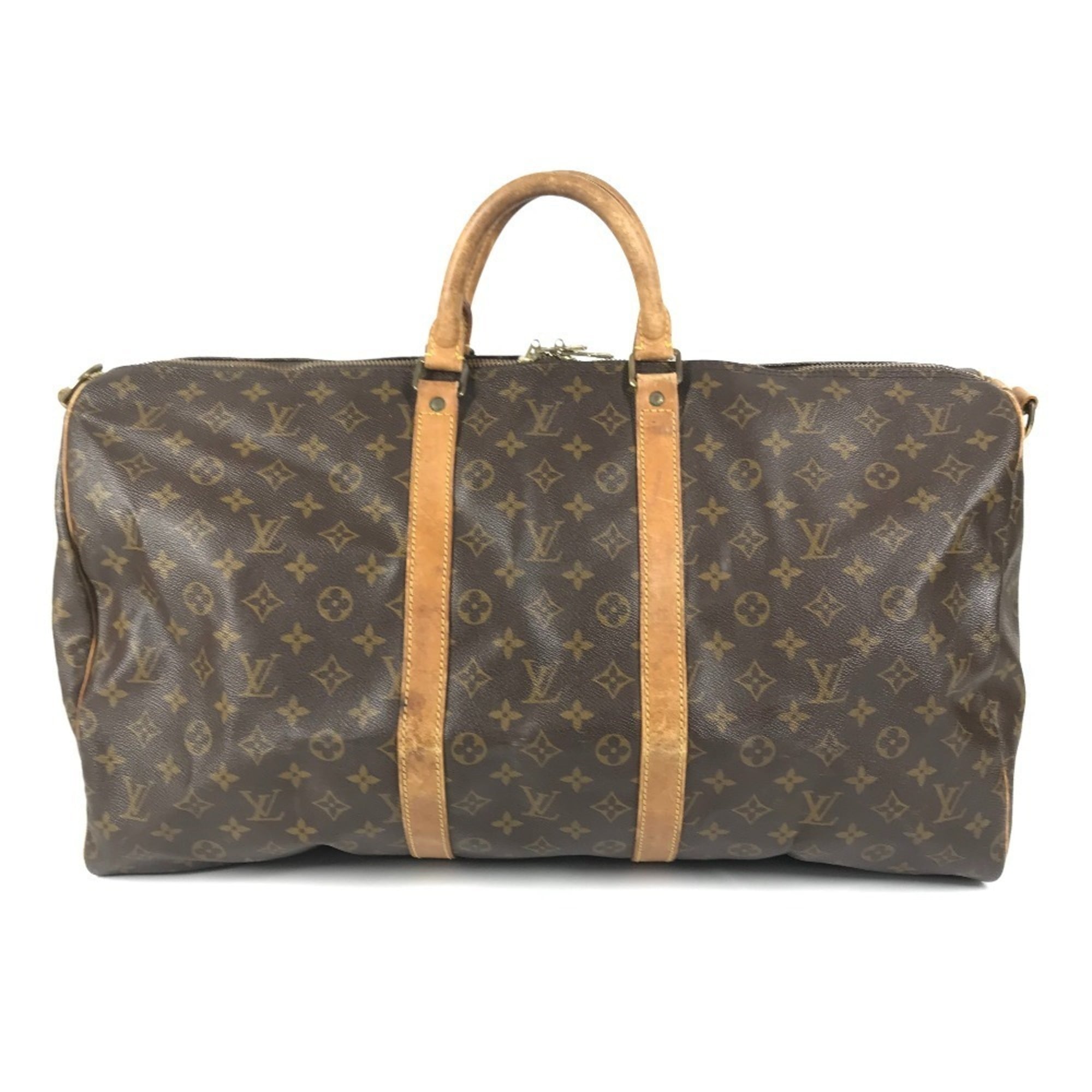 Louis Vuitton Brown Monogram Boston Bag Handbag Shoulder Bag