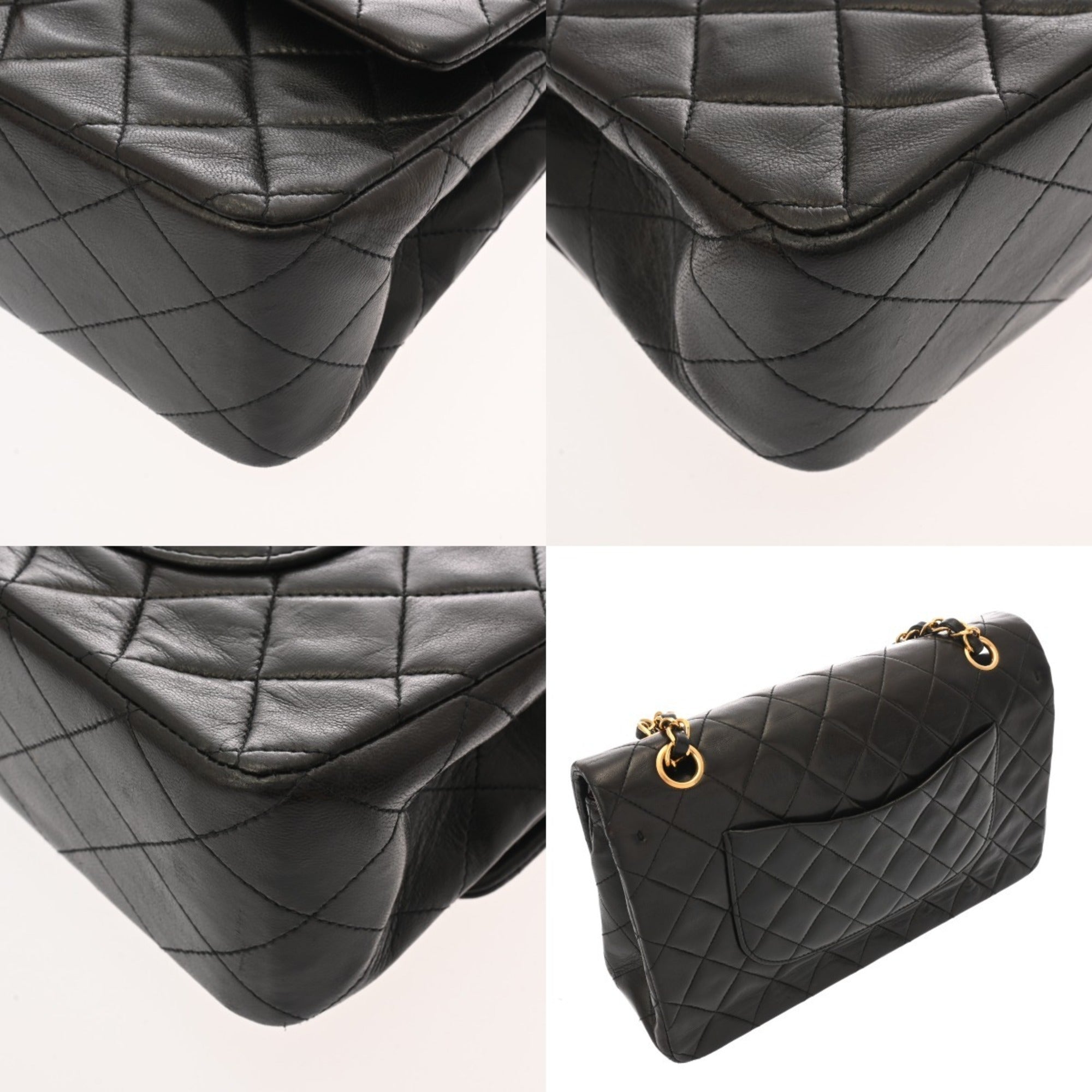 Chanel Black Leather Shoulder Bag
