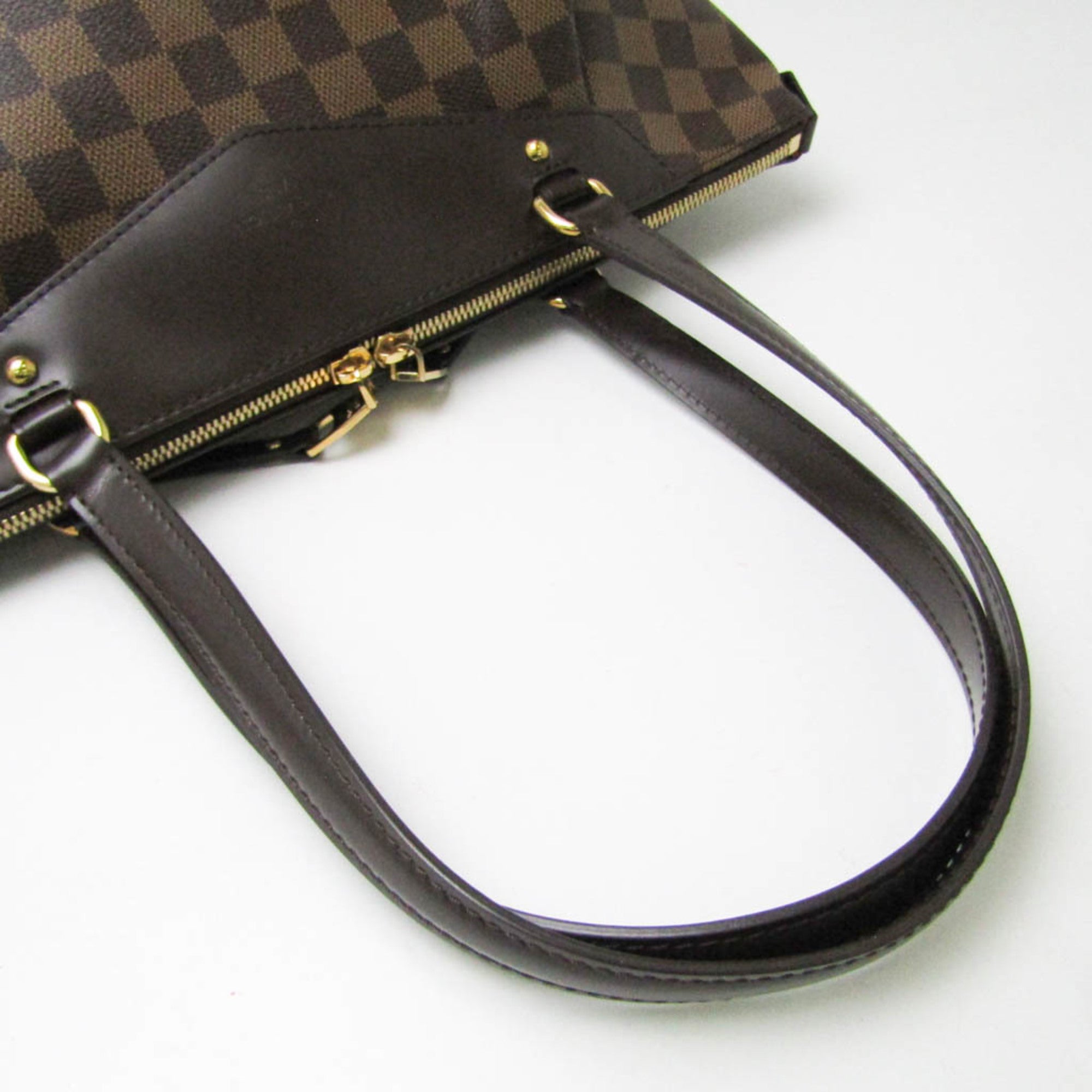 Louis Vuitton Damier Ebene Damier Canvas Tote Bag