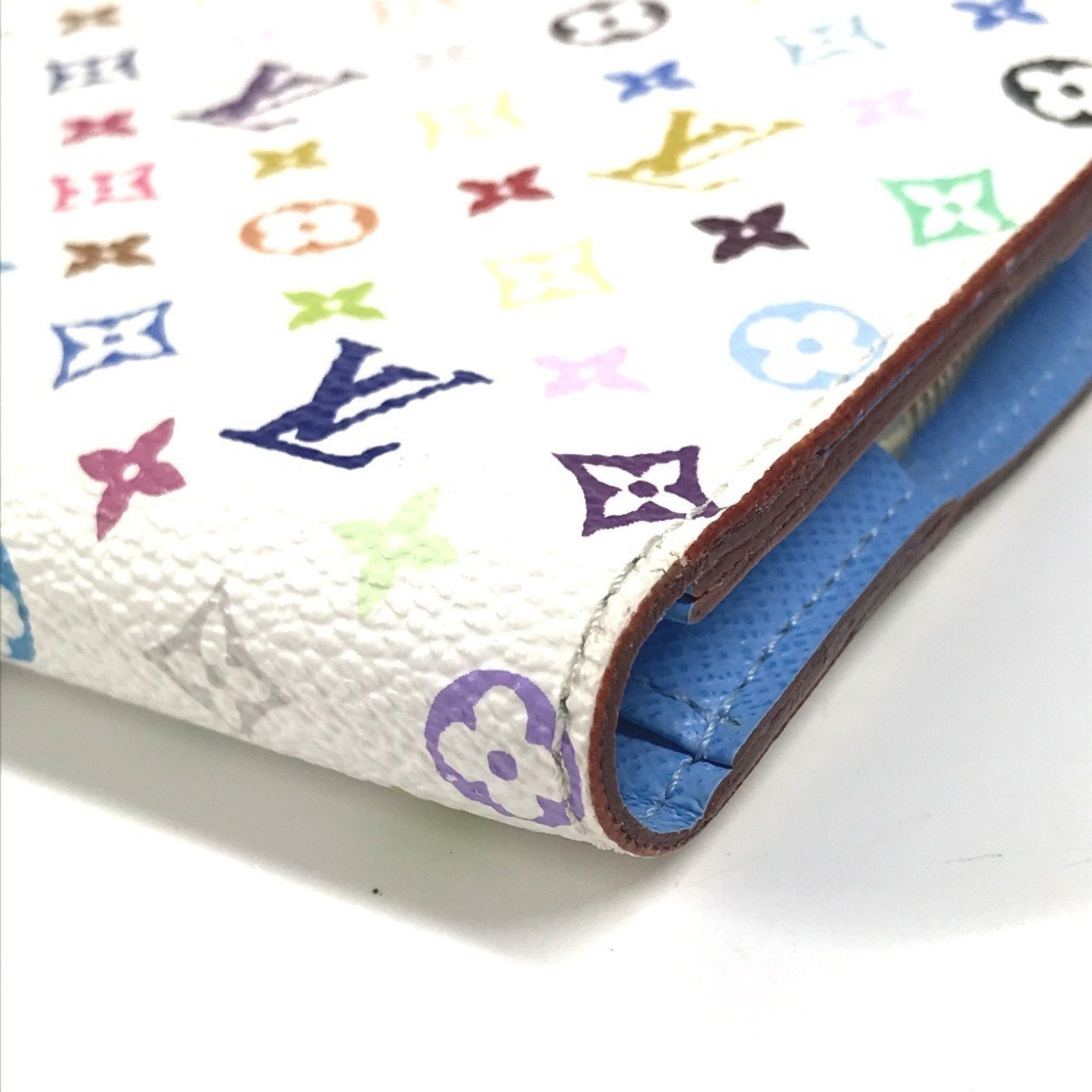 Louis Vuitton Monogram Multicolore Blue Monogram Multi-Color Raisin Monogram Multicolore Long Wallet