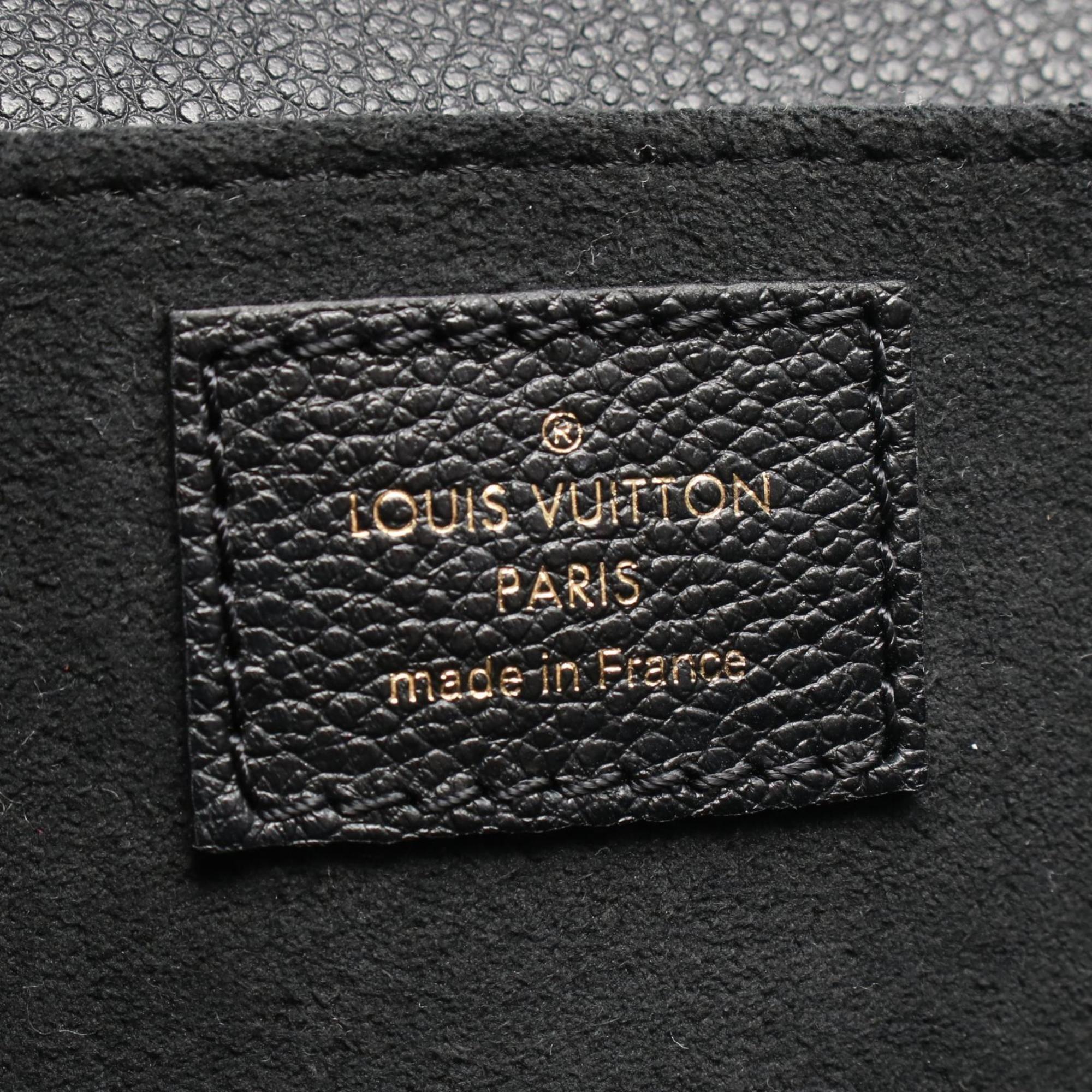 Louis Vuitton Black Noir Monogram Empreinte Handbag