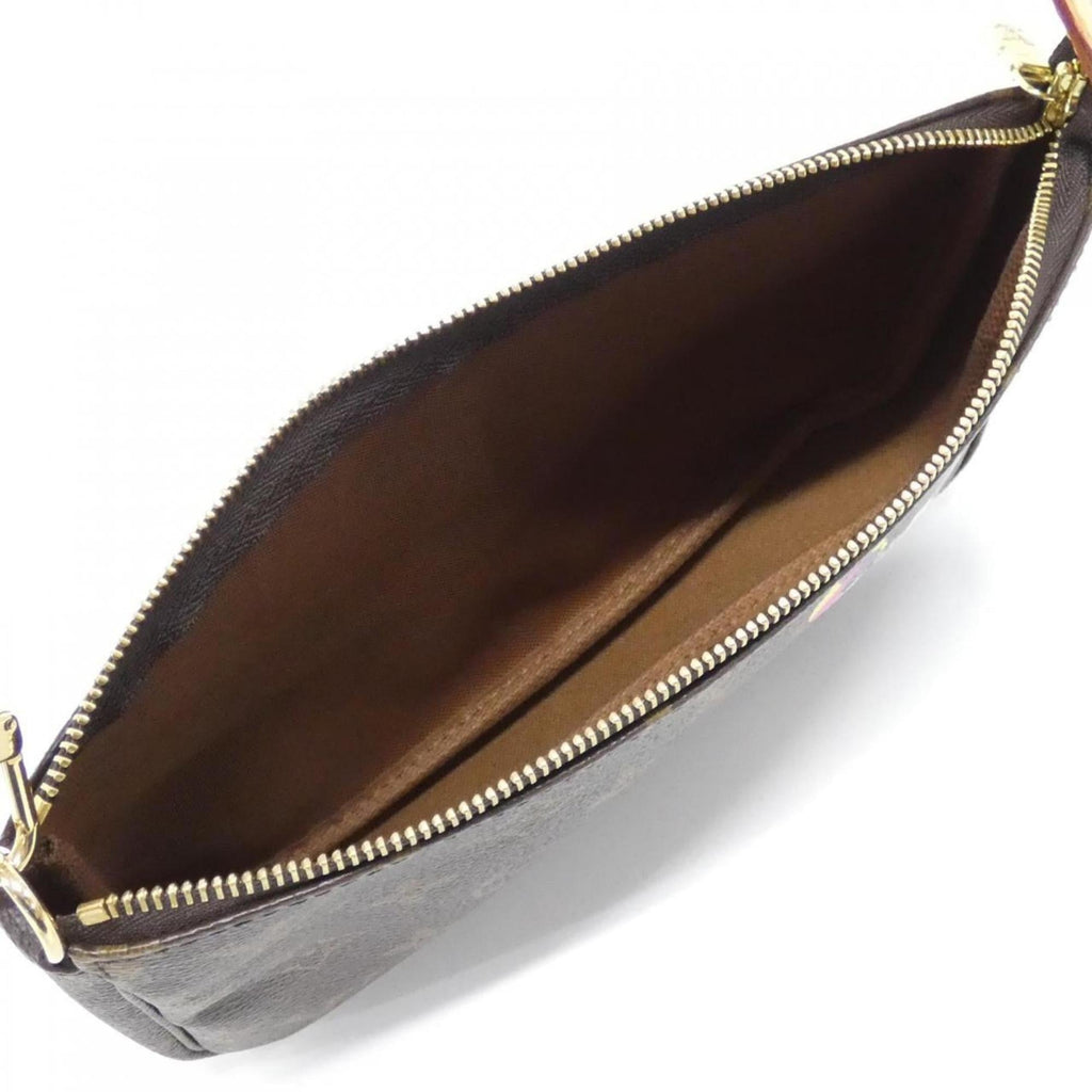 Louis Vuitton Brown Coated Canvas Pochette