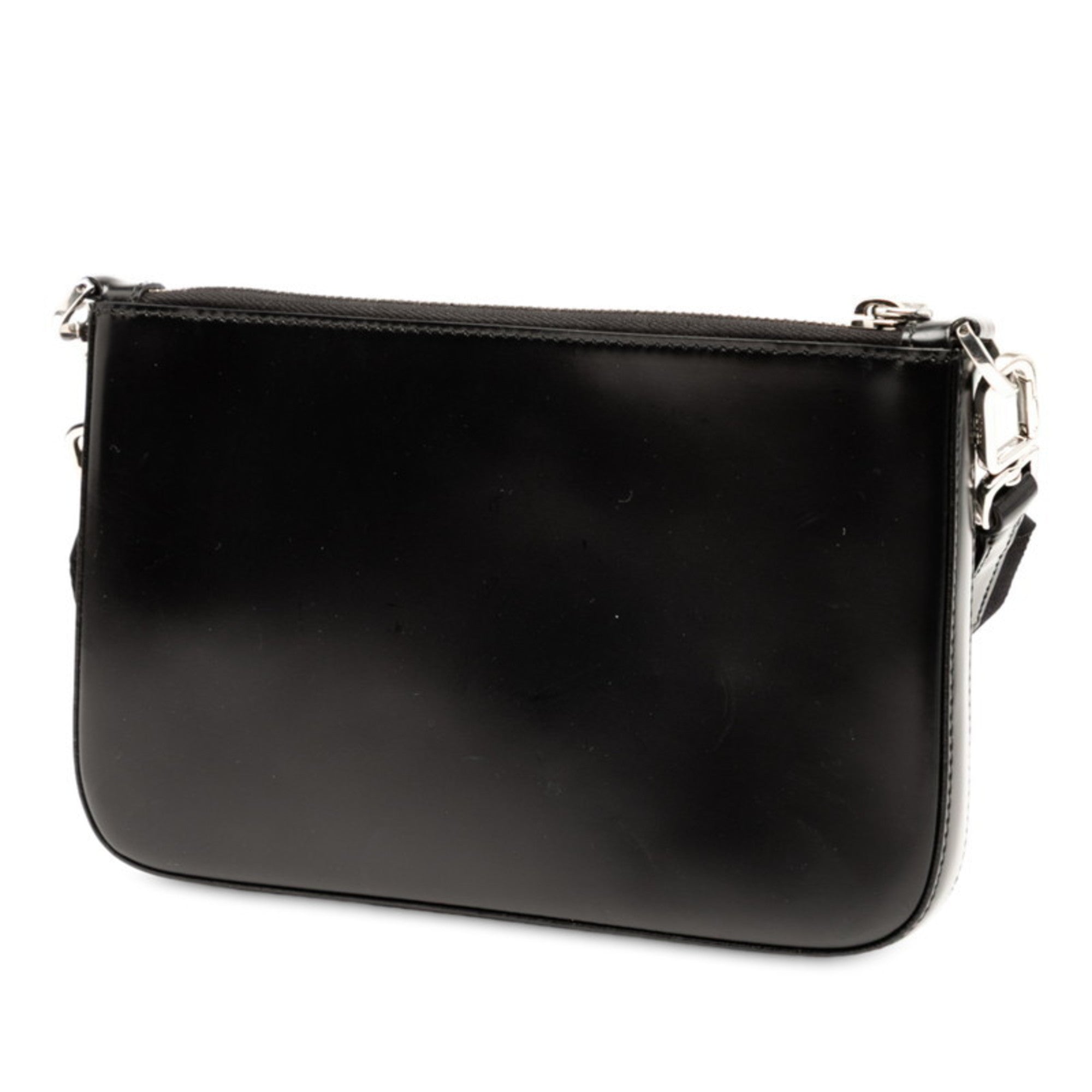 Prada Black Leather Shoulder Bag