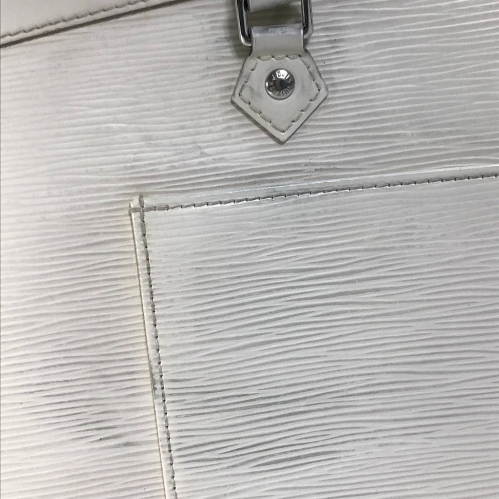 Louis Vuitton Epi Galle Lv Off White White Epi Leather Shoulder Bag Tote Bag
