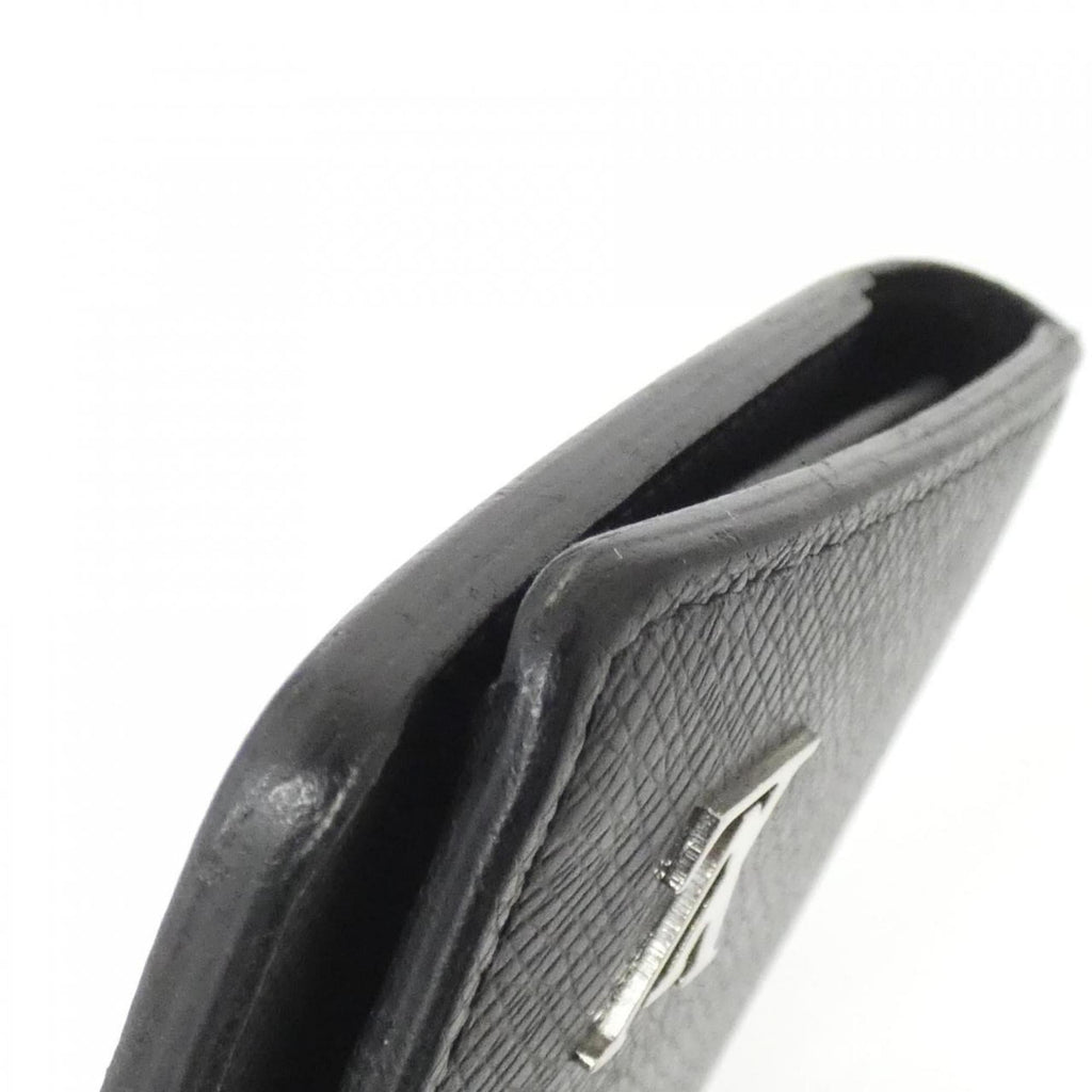 Louis Vuitton Black Leather Long Wallet