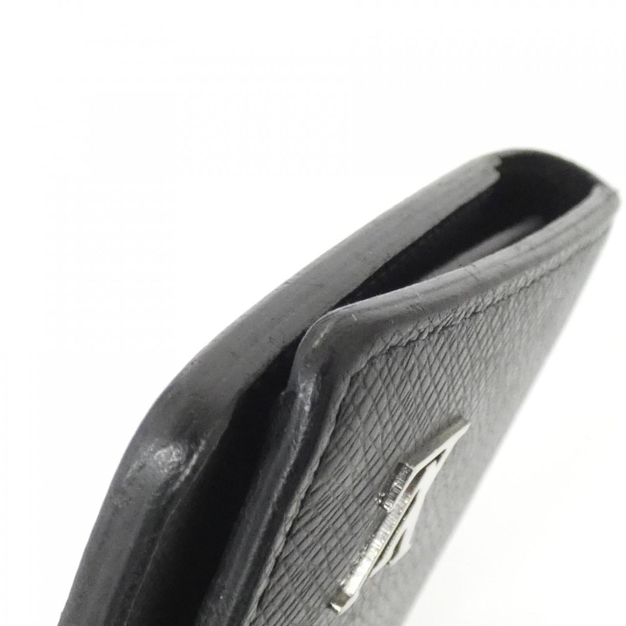 Louis Vuitton Black Leather Long Wallet