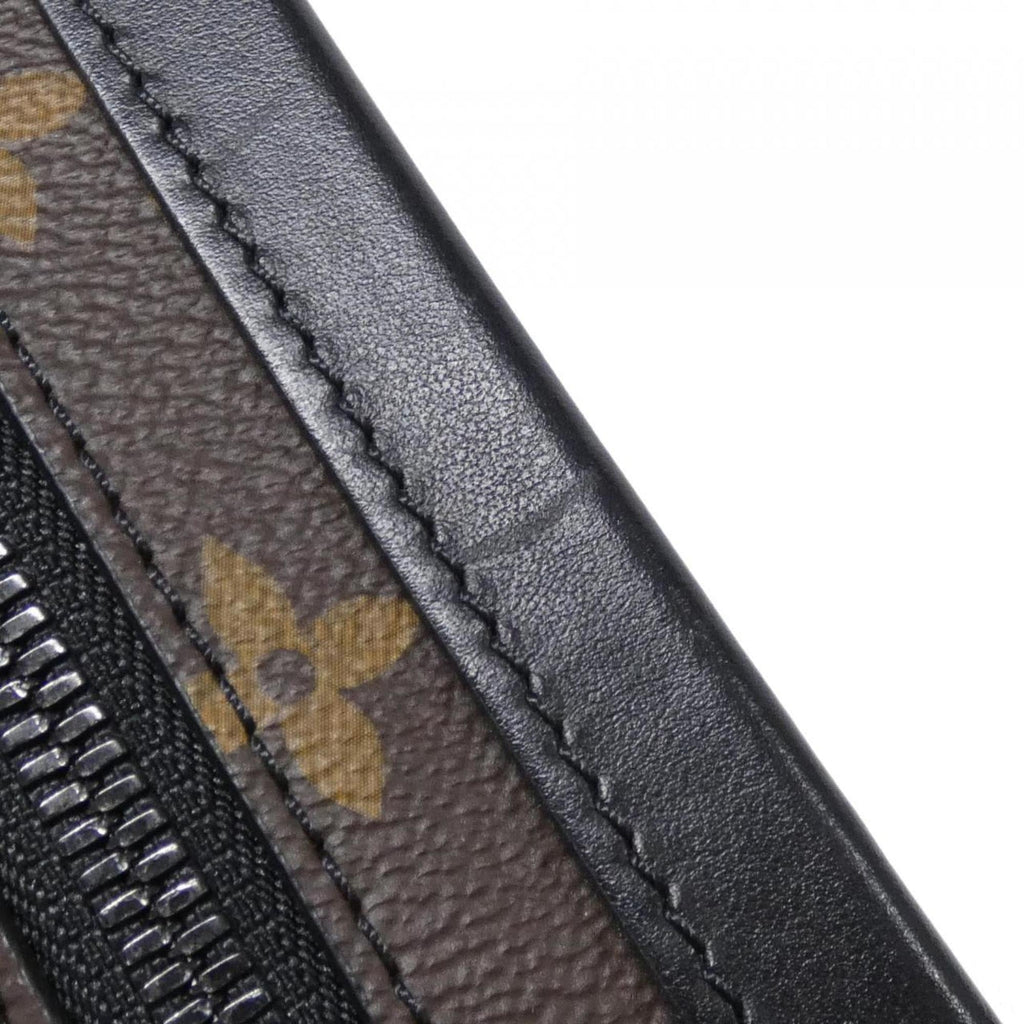 Louis Vuitton Jaune Marron Coated Canvas Shoulder Bag