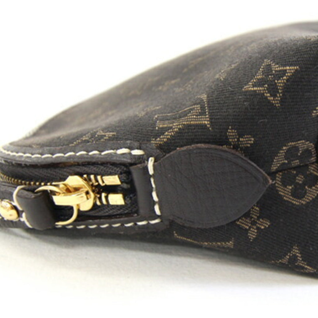 Louis Vuitton Dark Brown Fusain Monogram Idylle Canvas Pochette Pouch