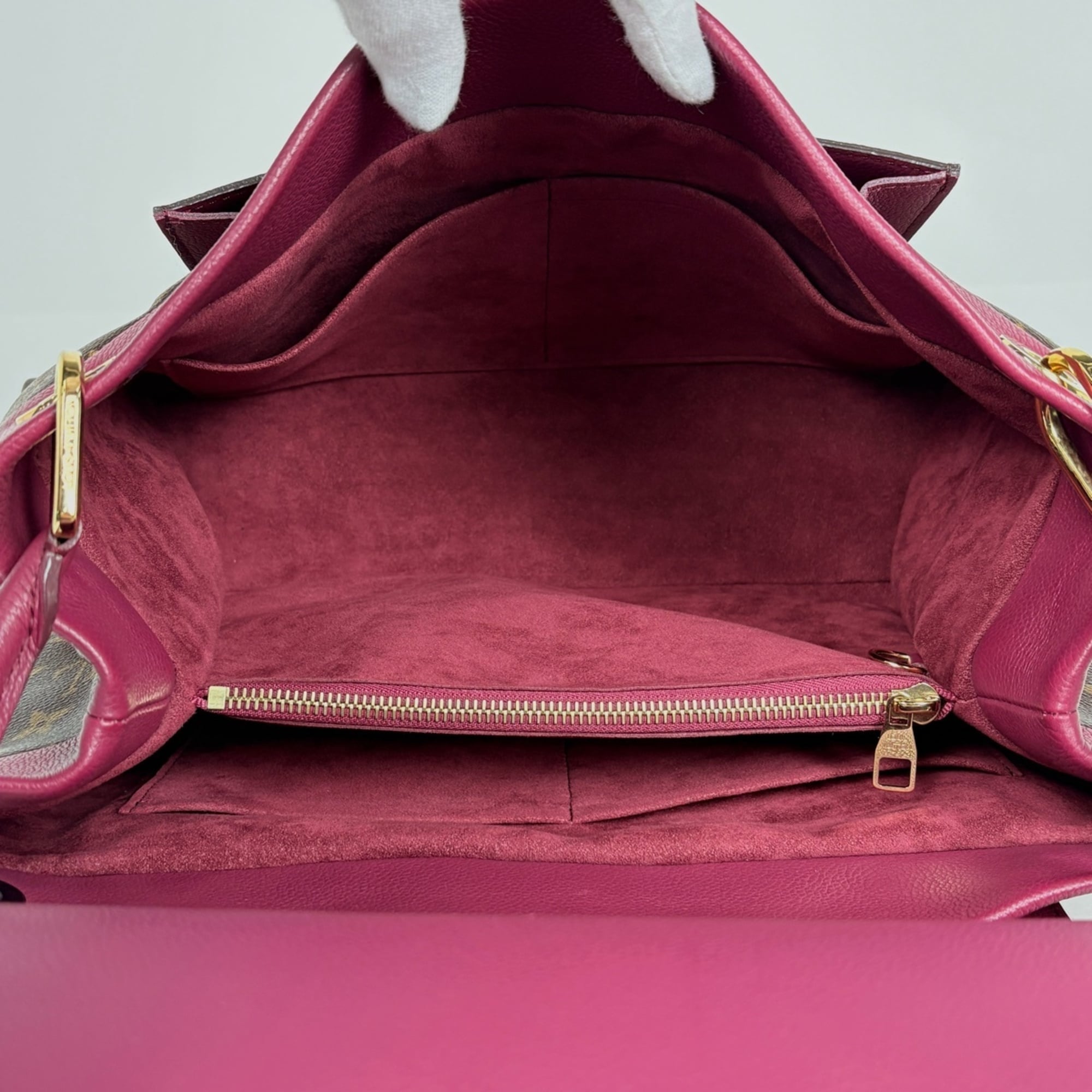 Louis Vuitton Brown Monogram Handbag Shoulder Bag Tote Bag